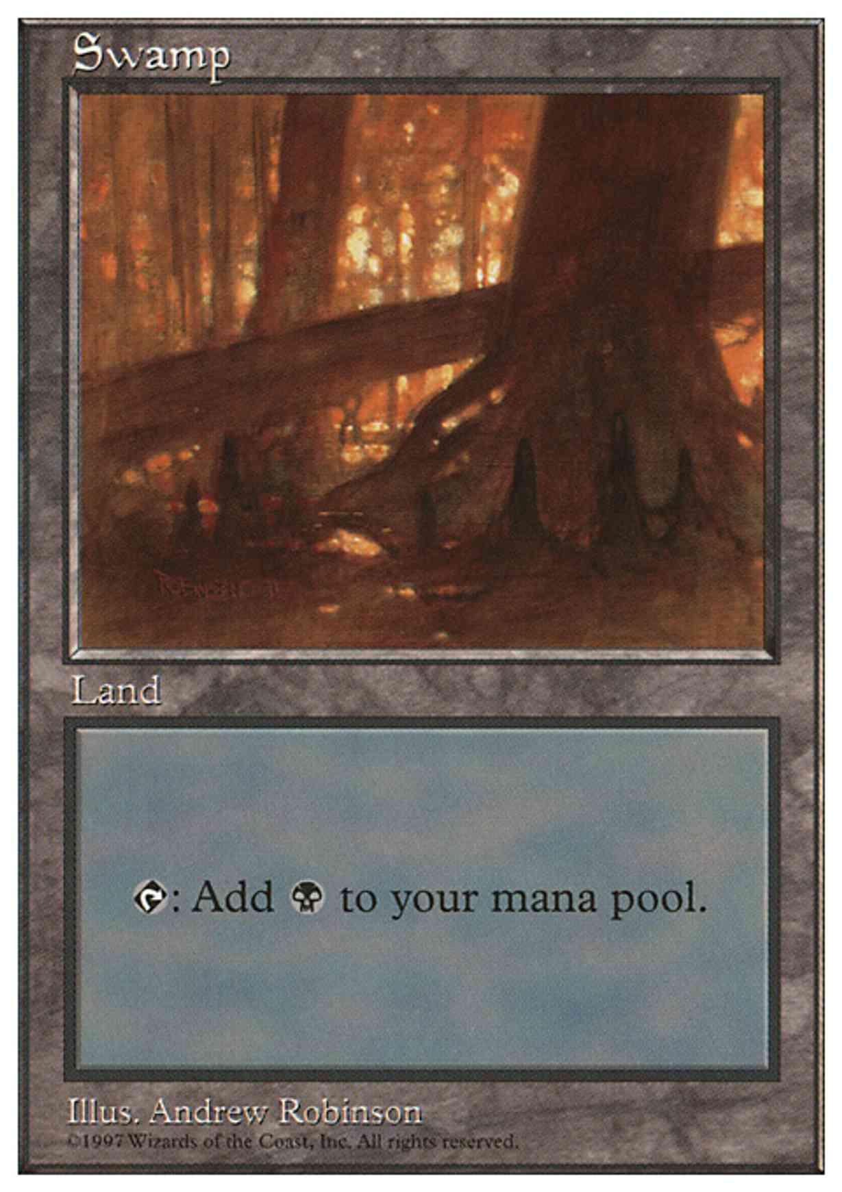 Swamp (440) magic card front