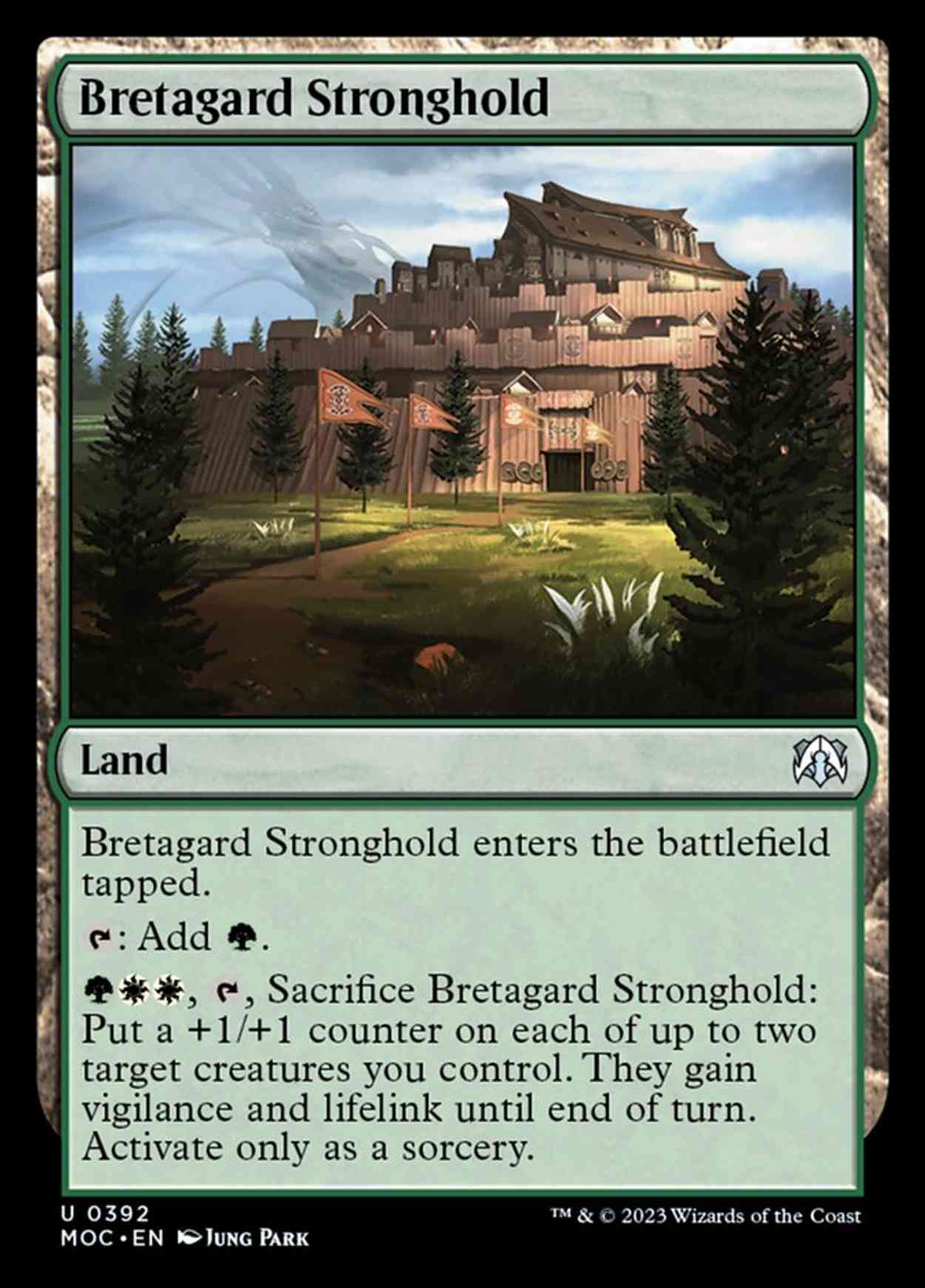 Bretagard Stronghold magic card front
