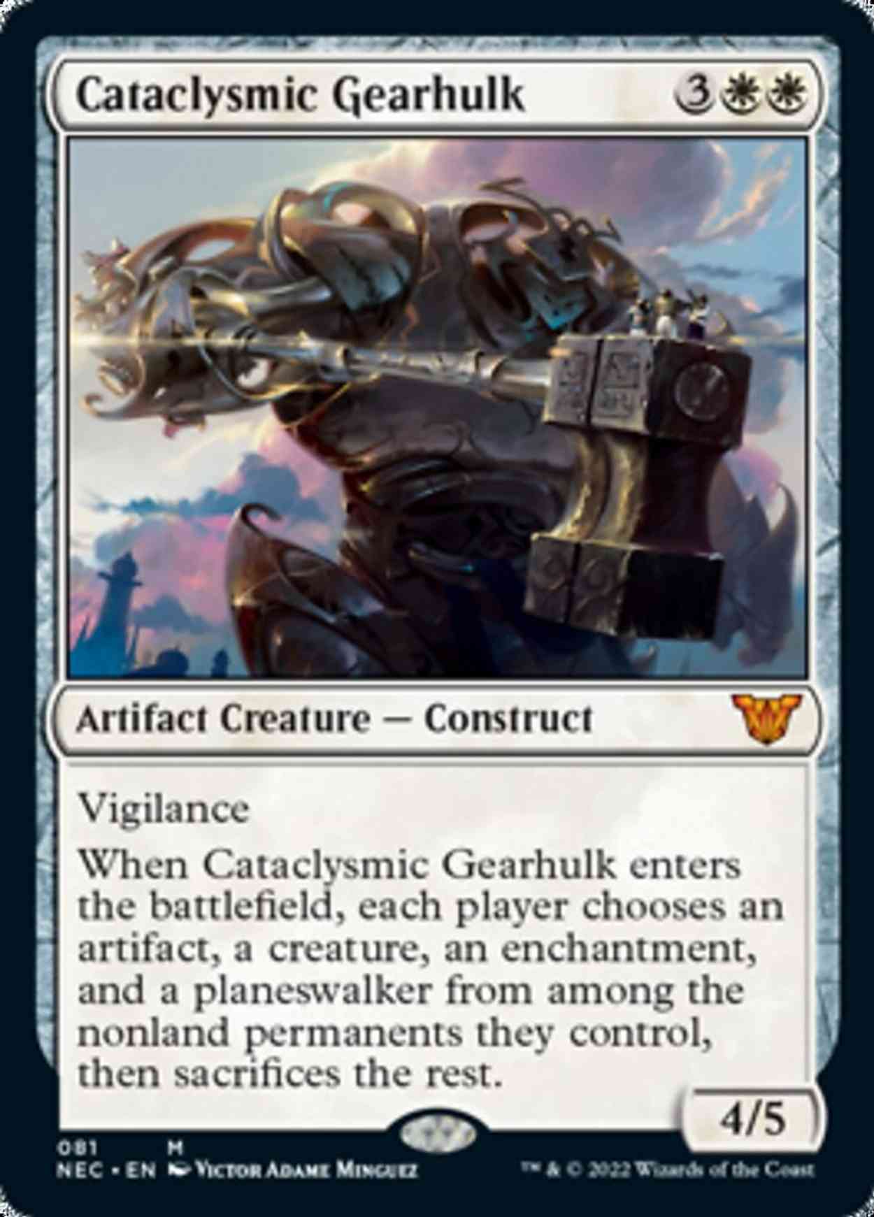 Cataclysmic Gearhulk magic card front