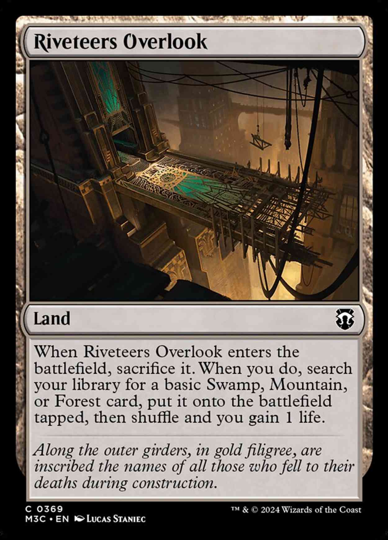 Riveteers Overlook magic card front