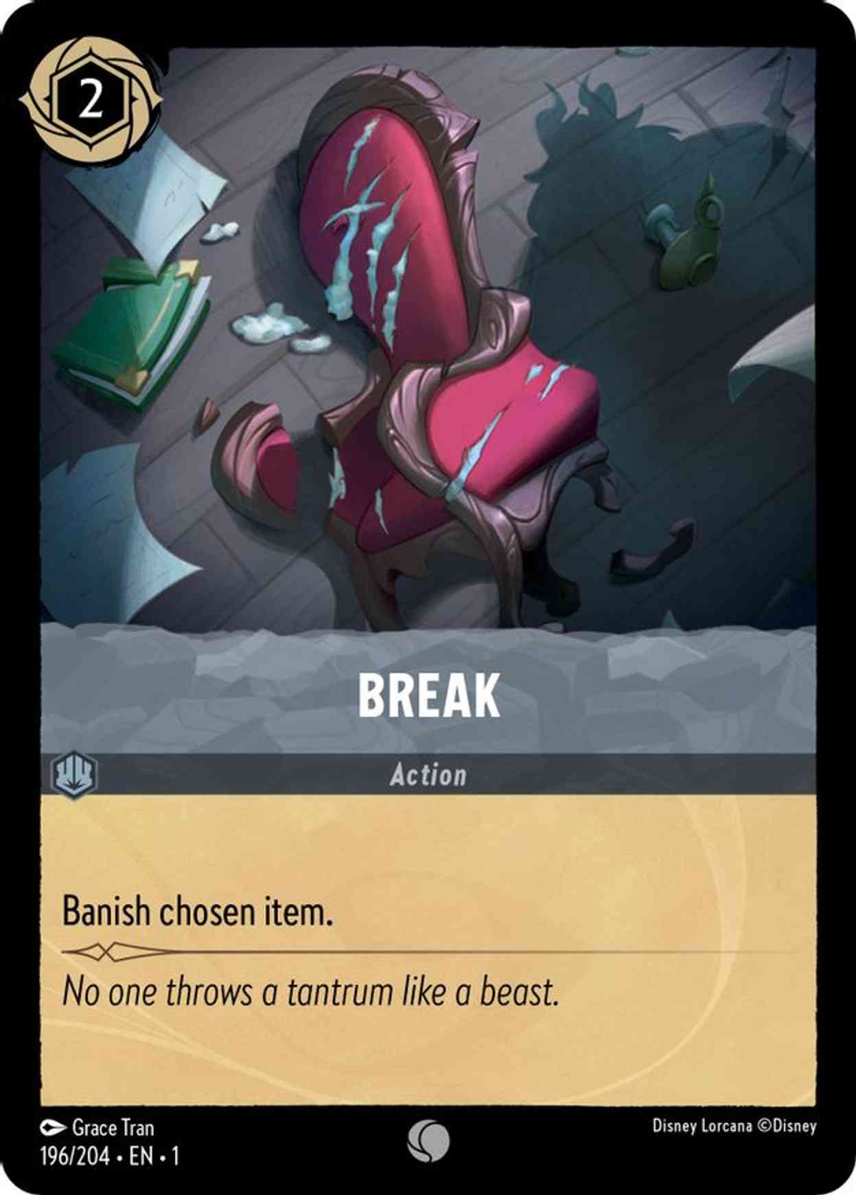 Break magic card front