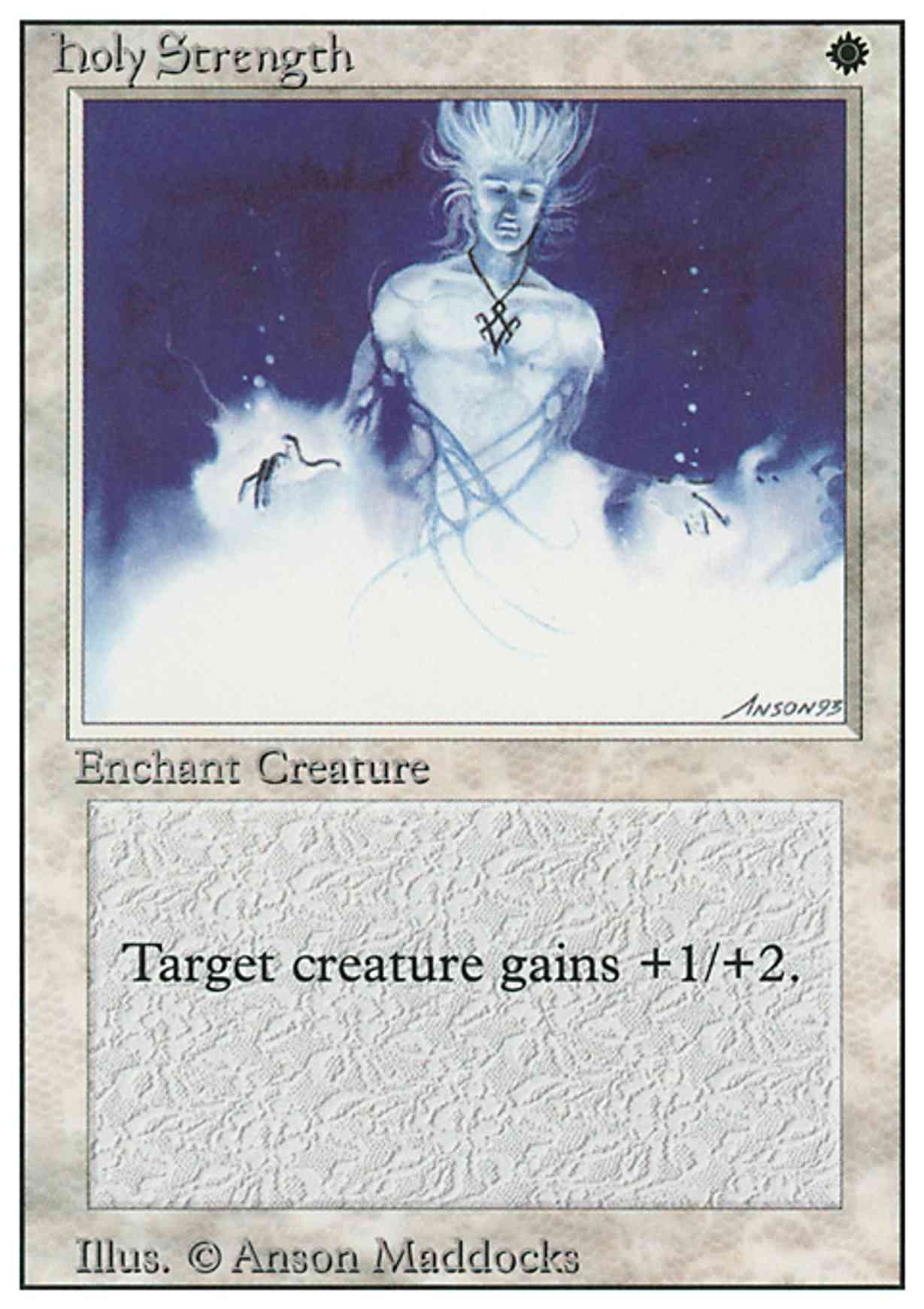 Holy Strength magic card front