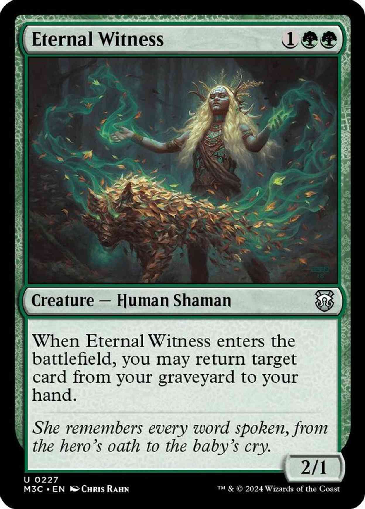 Eternal Witness (Ripple Foil) magic card front