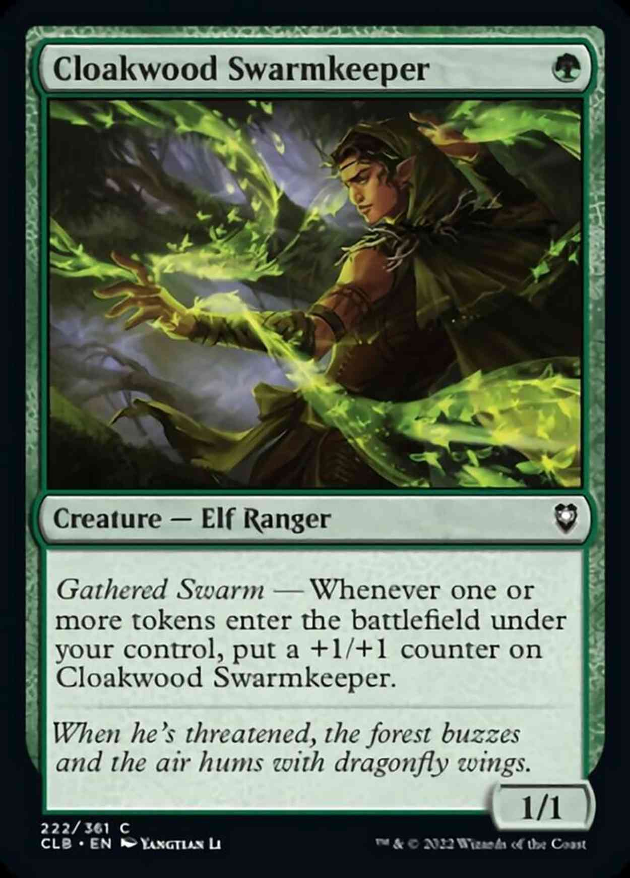 Cloakwood Swarmkeeper magic card front