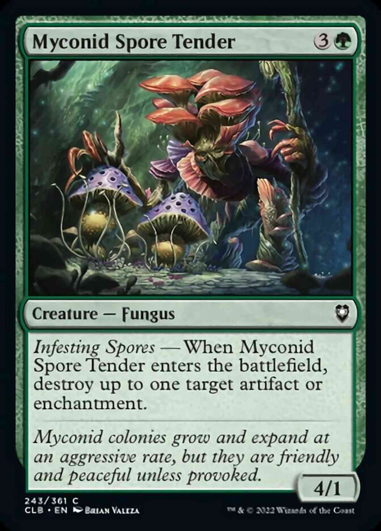 Myconid Spore Tender magic card front