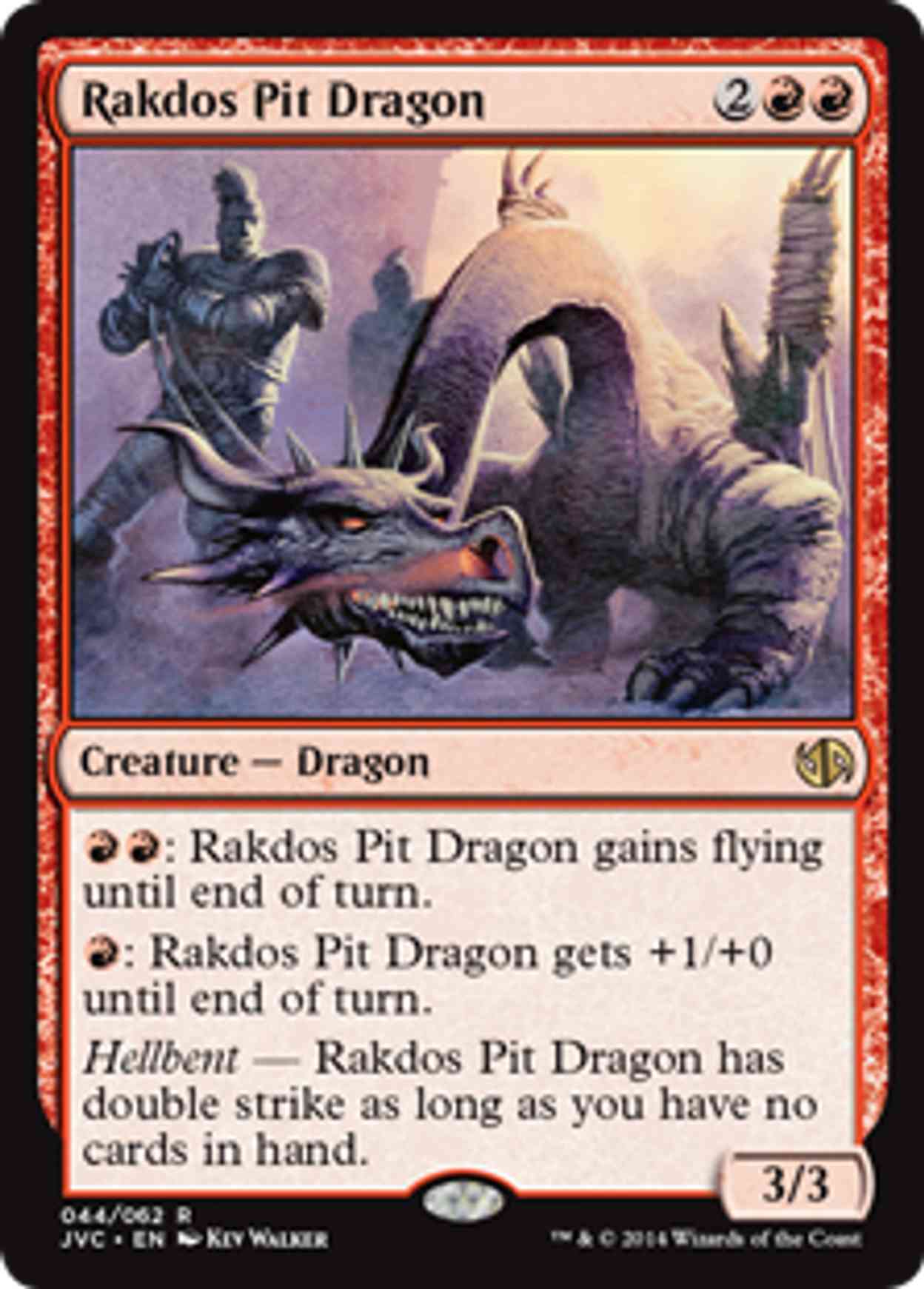 Rakdos Pit Dragon magic card front