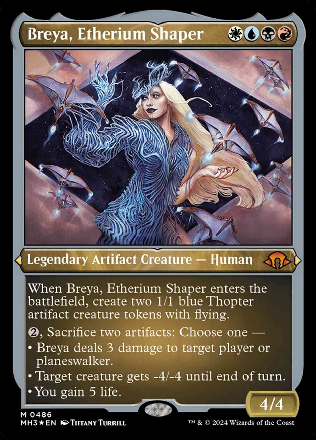 Breya, Etherium Shaper (Foil Etched) magic card front