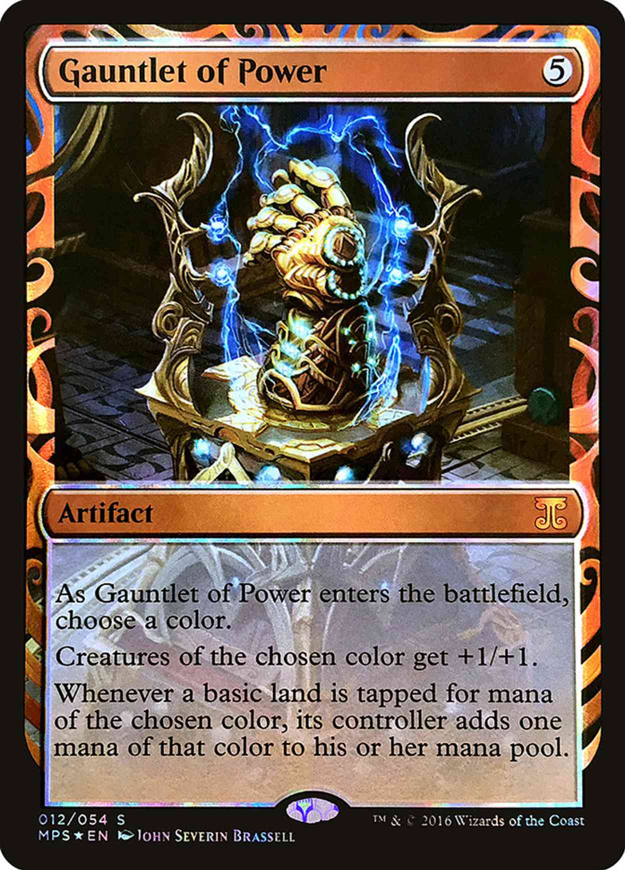 Gauntlet of Power magic card front