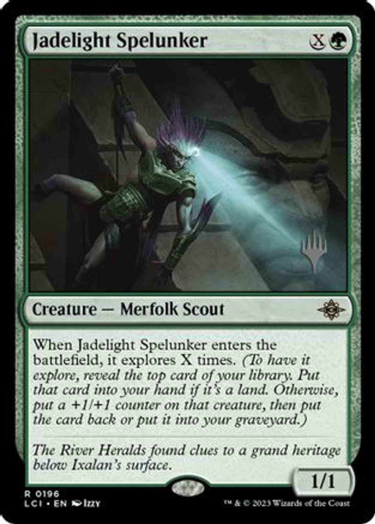 Jadelight Spelunker magic card front