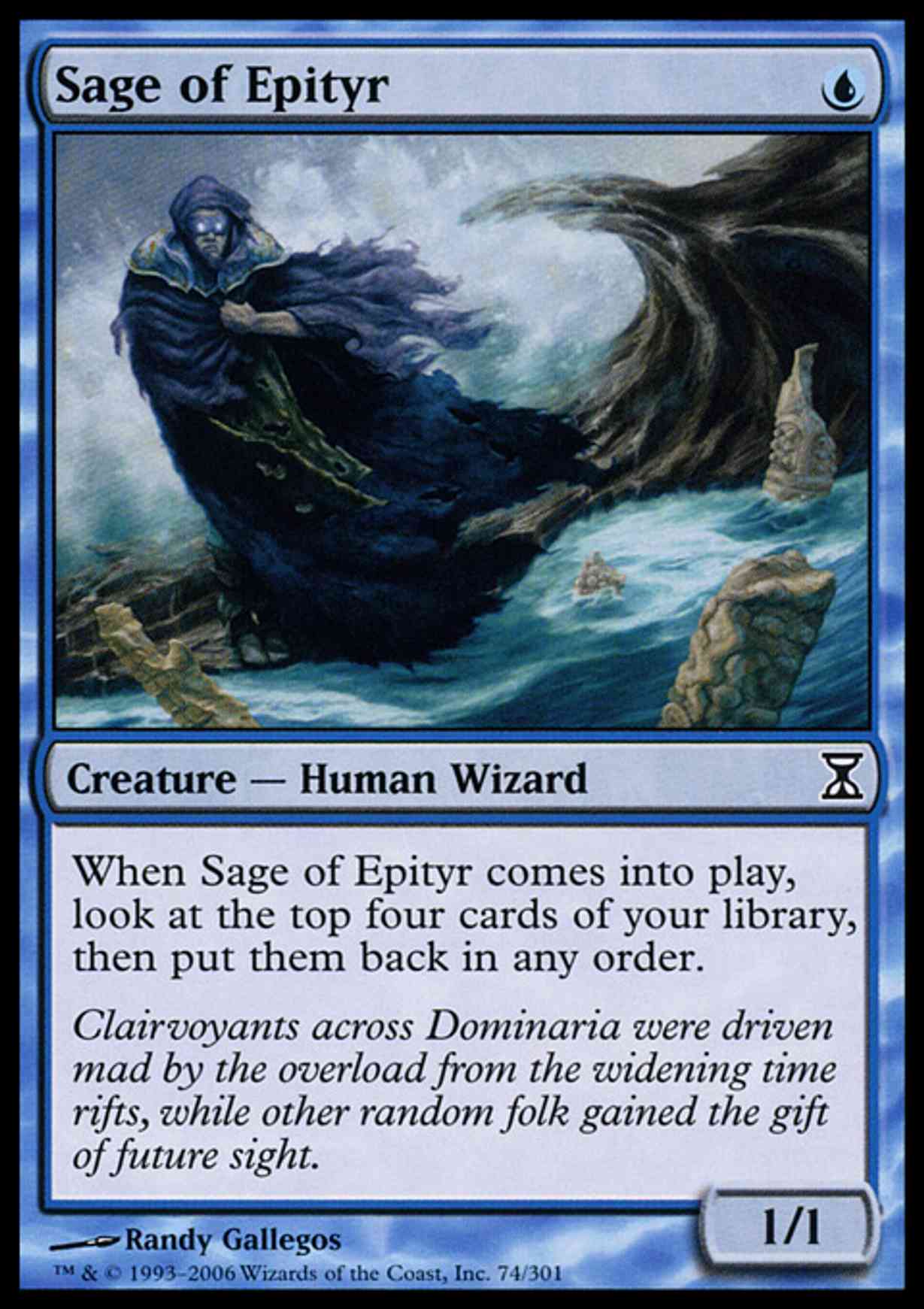 Sage of Epityr magic card front