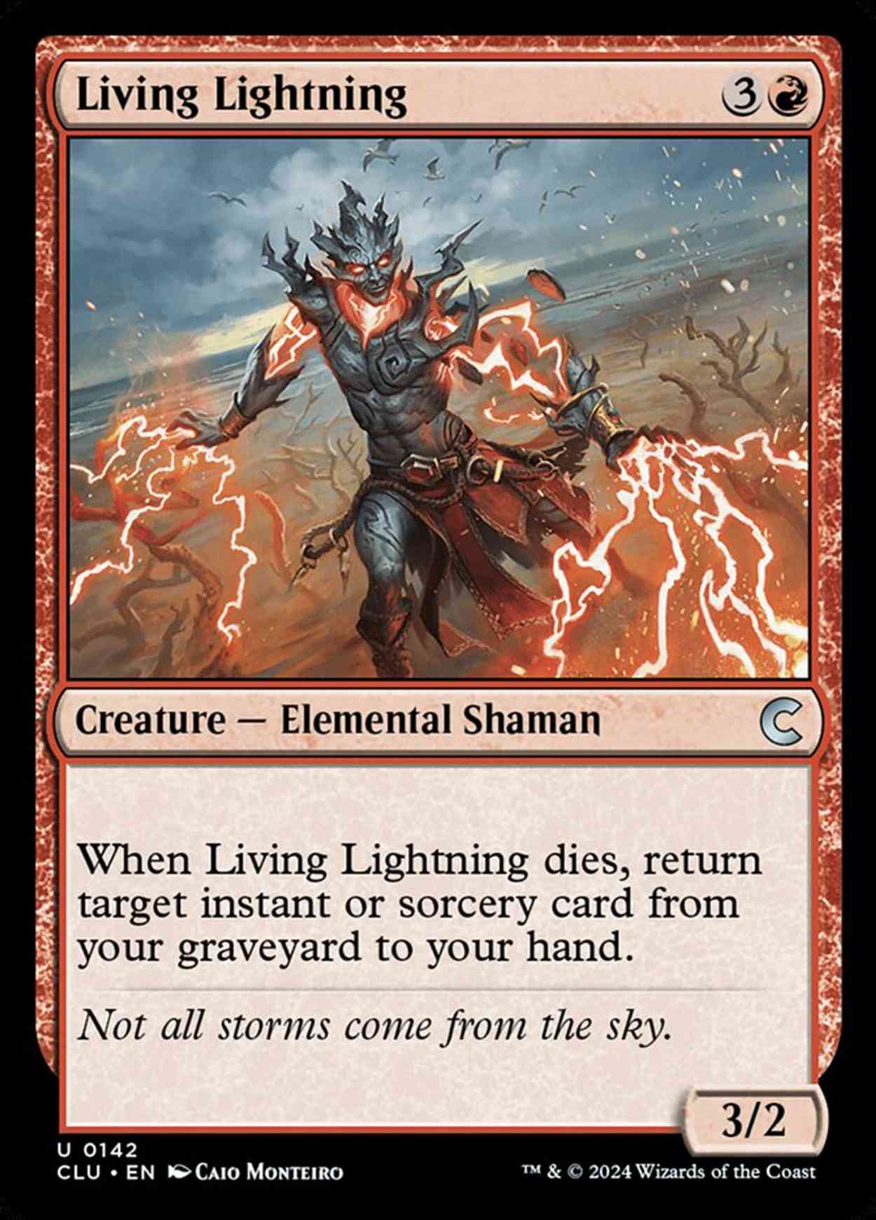 Living Lightning magic card front
