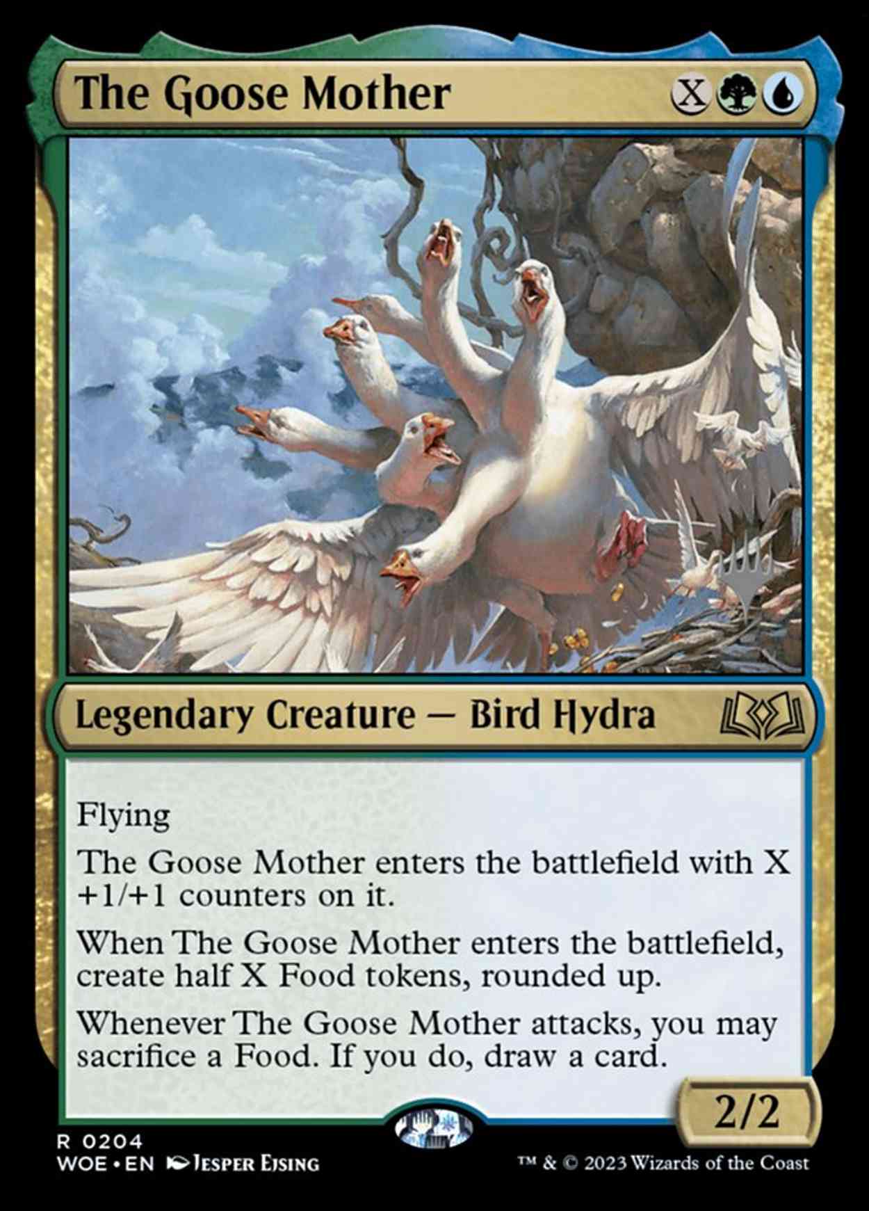 The Goose Mother magic card front