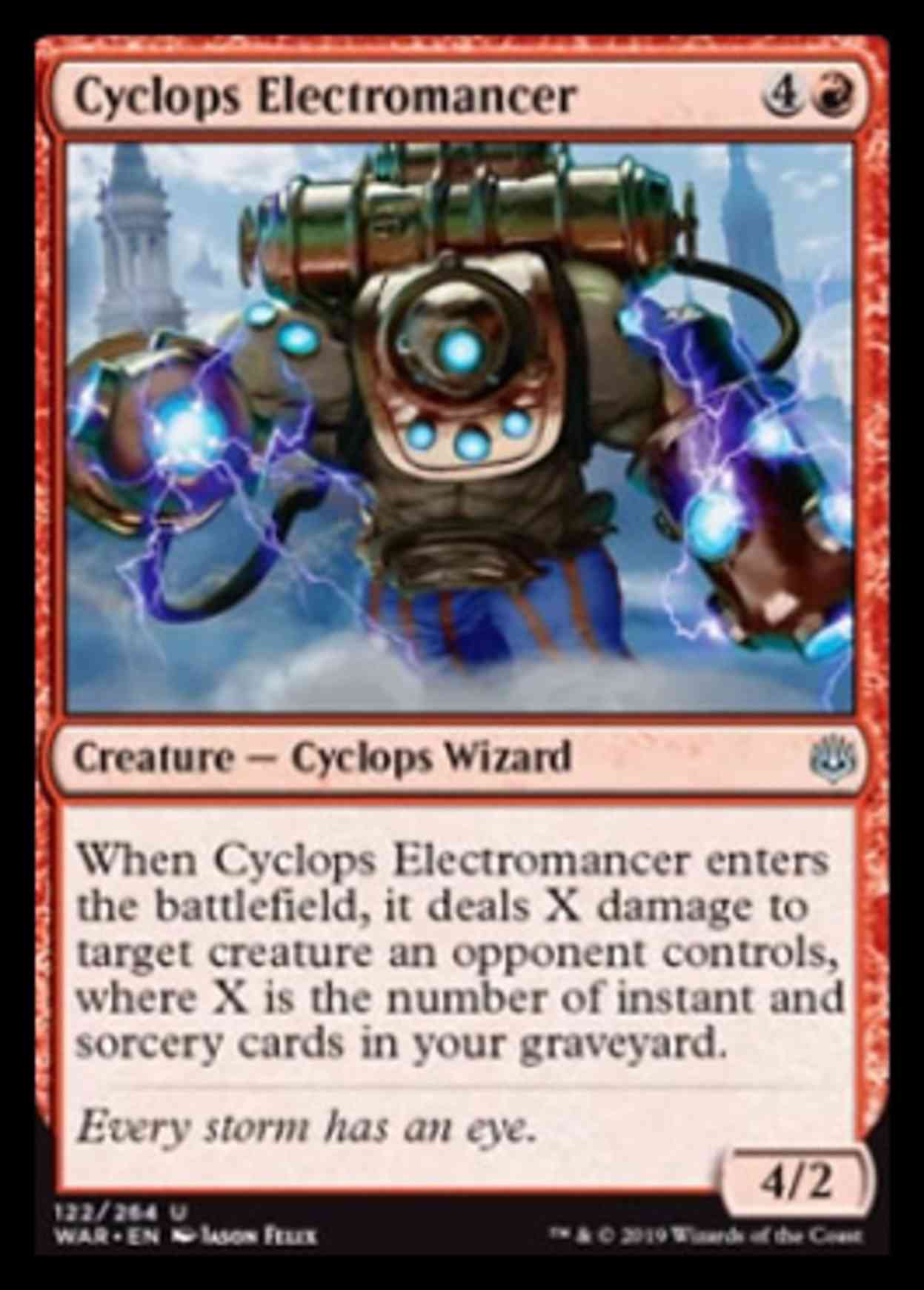 Cyclops Electromancer magic card front