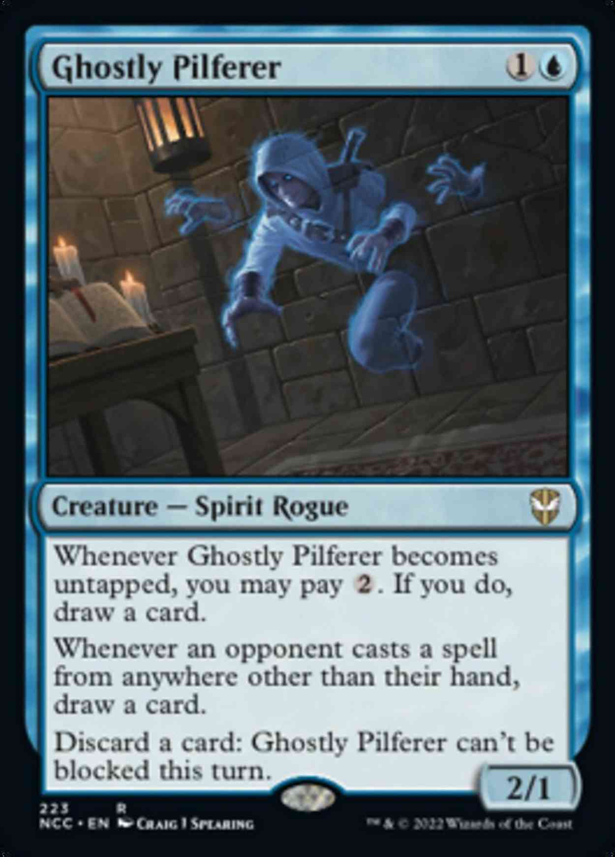 Ghostly Pilferer magic card front
