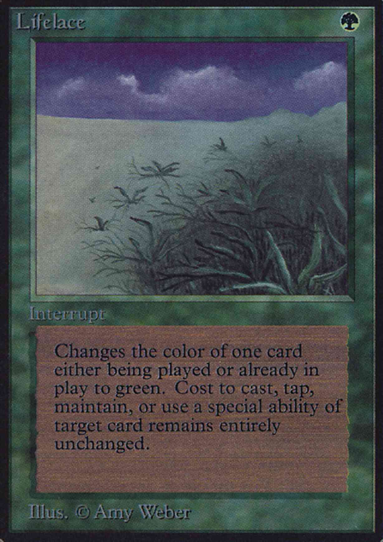 Lifelace magic card front