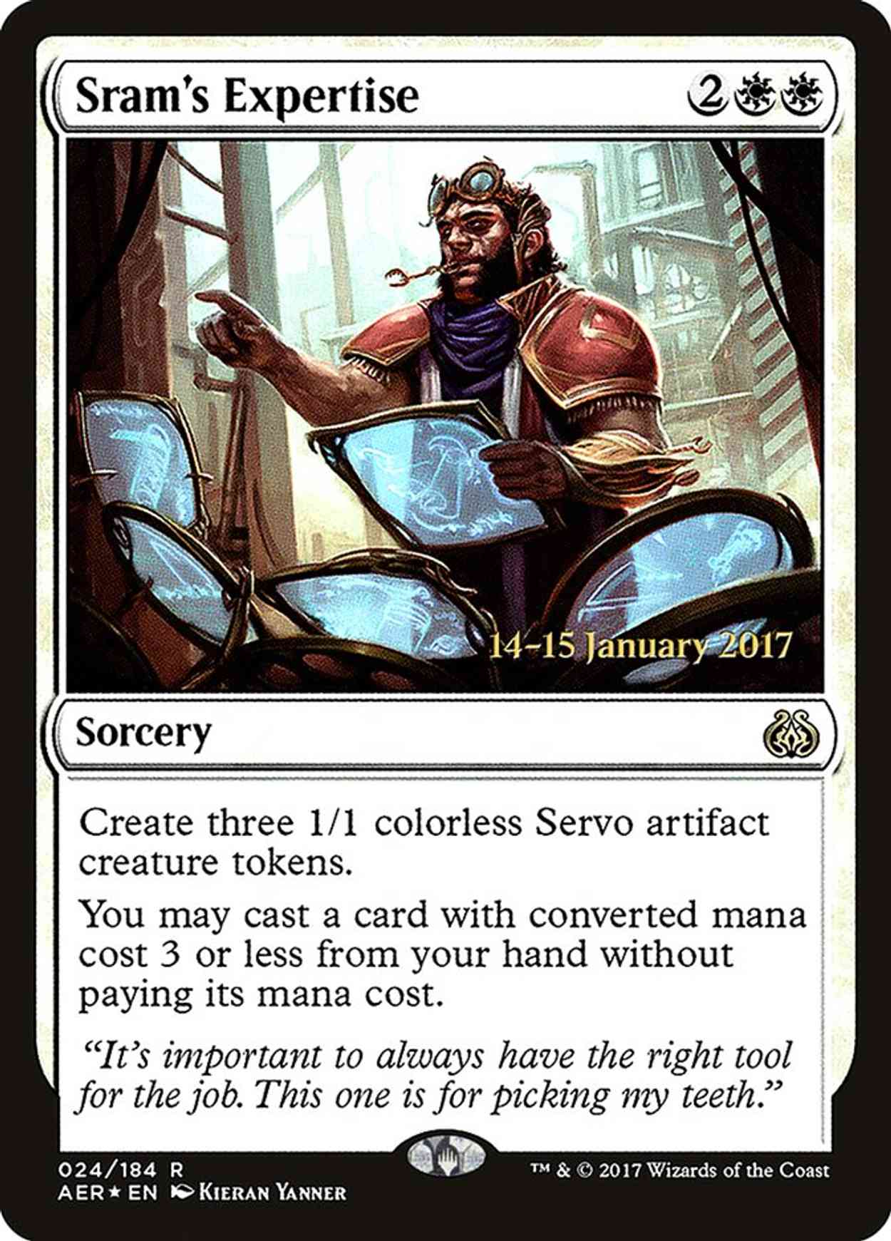 Sram's Expertise magic card front