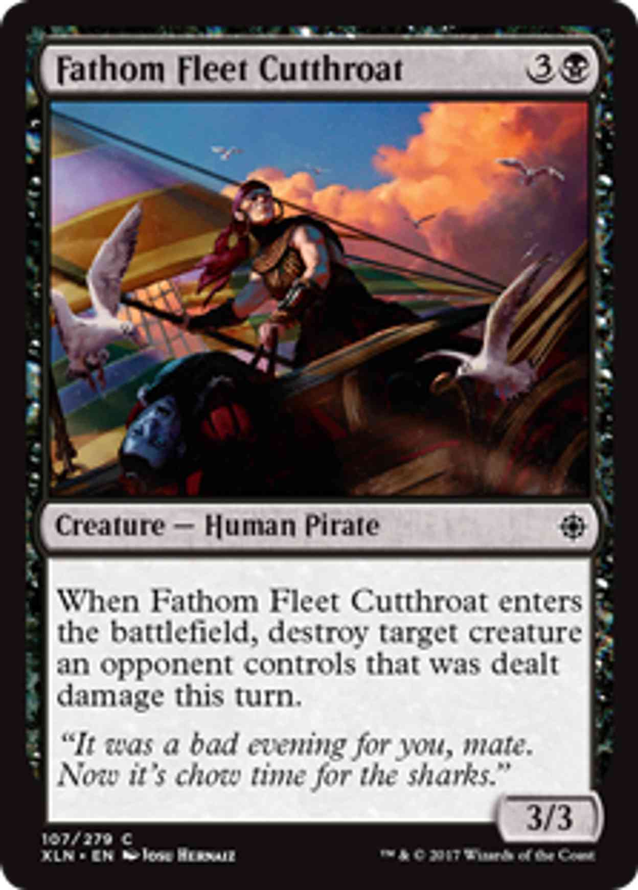 Fathom Fleet Cutthroat magic card front