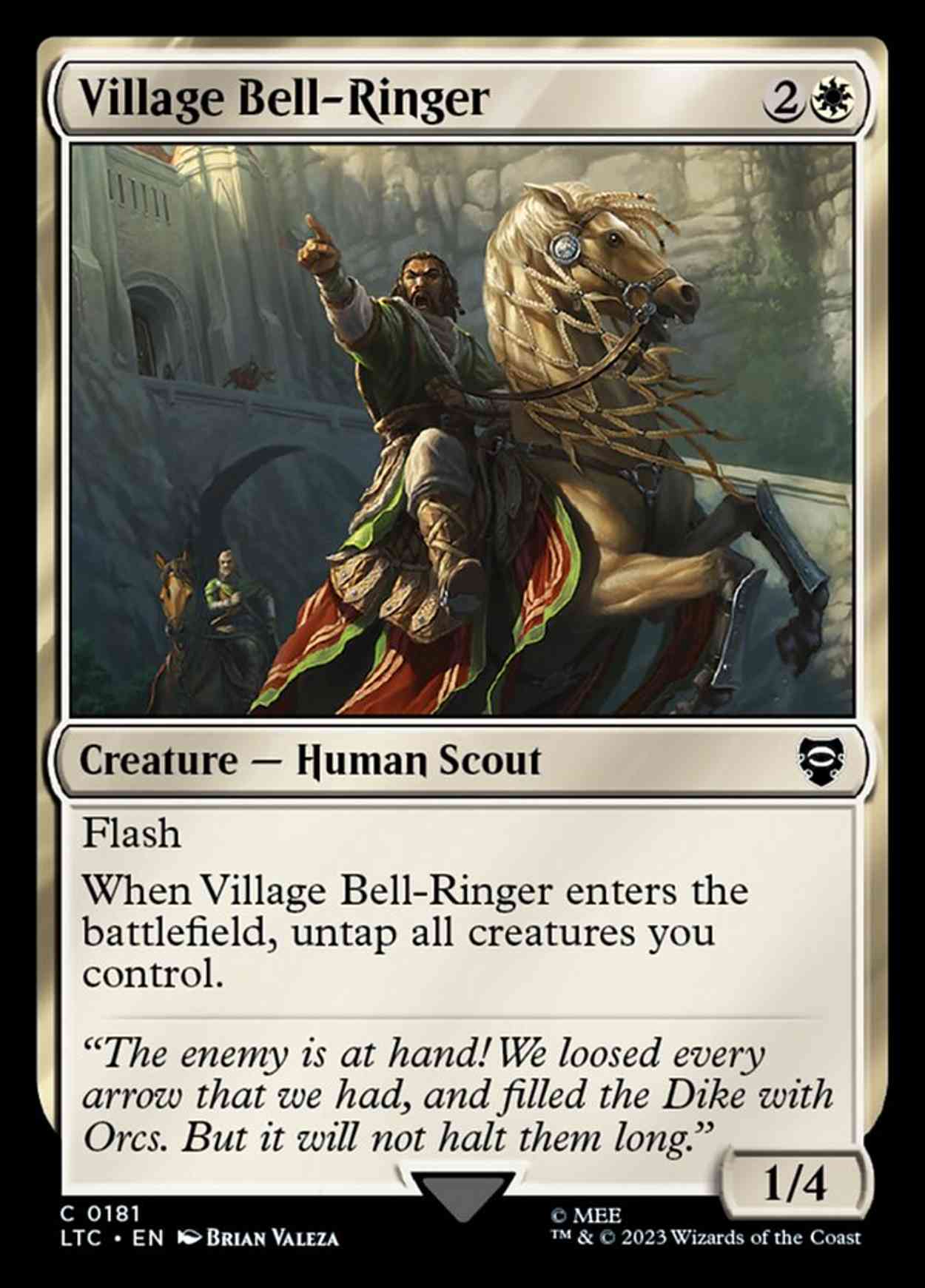 Village Bell-Ringer magic card front