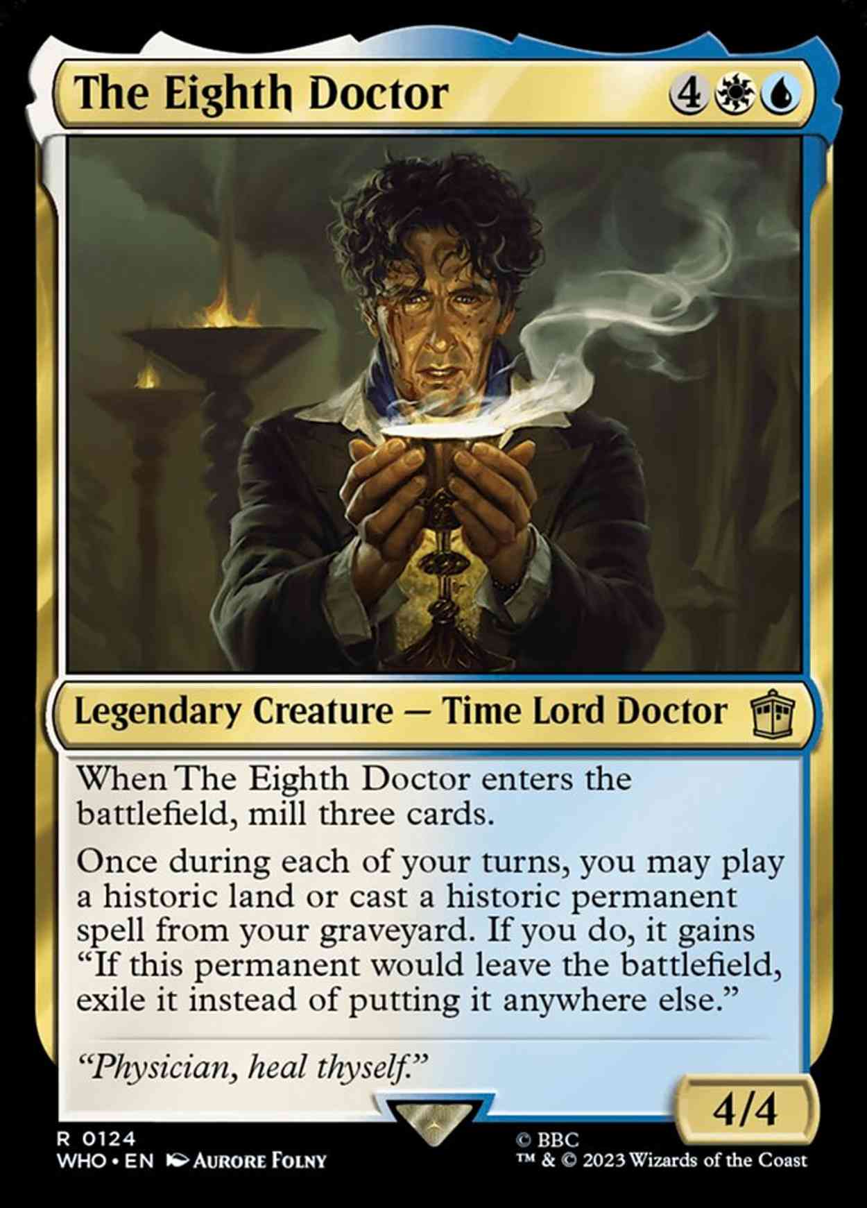 The Eighth Doctor magic card front