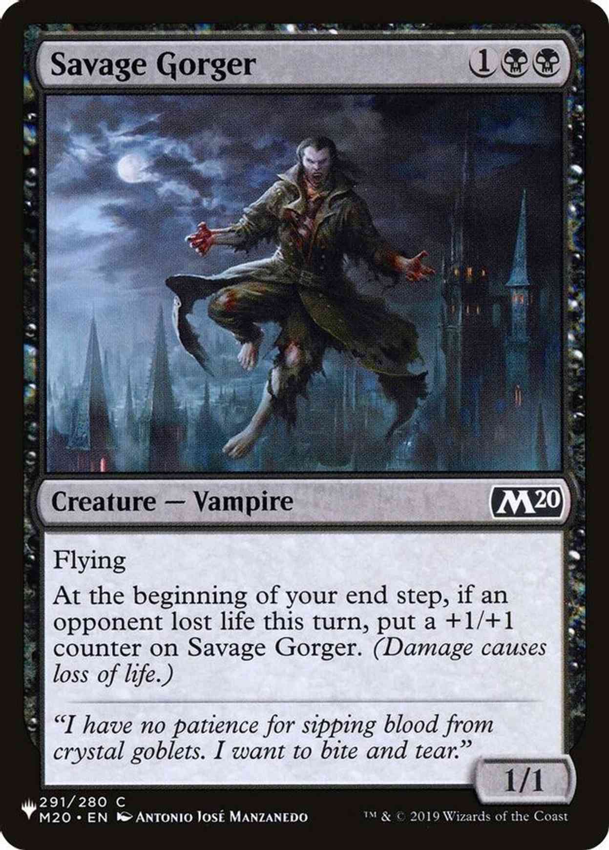 Savage Gorger magic card front