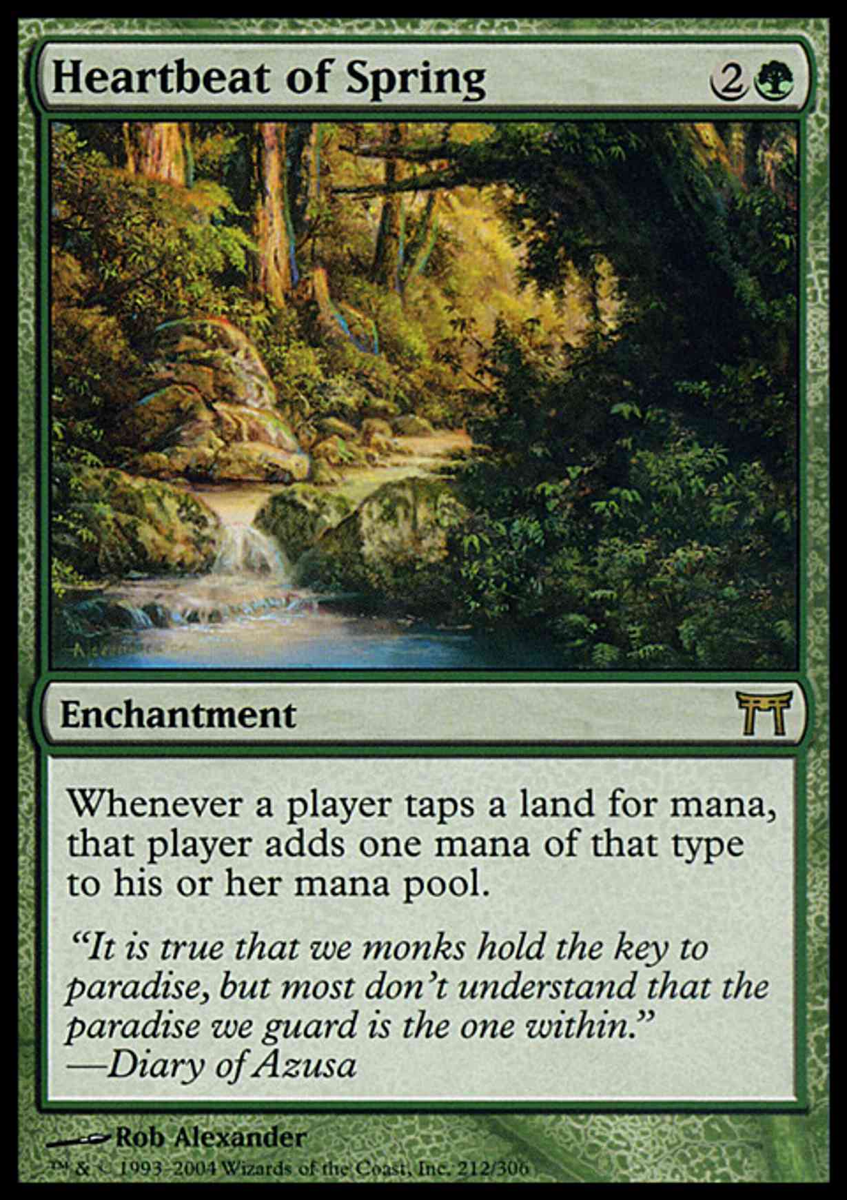 Heartbeat of Spring magic card front