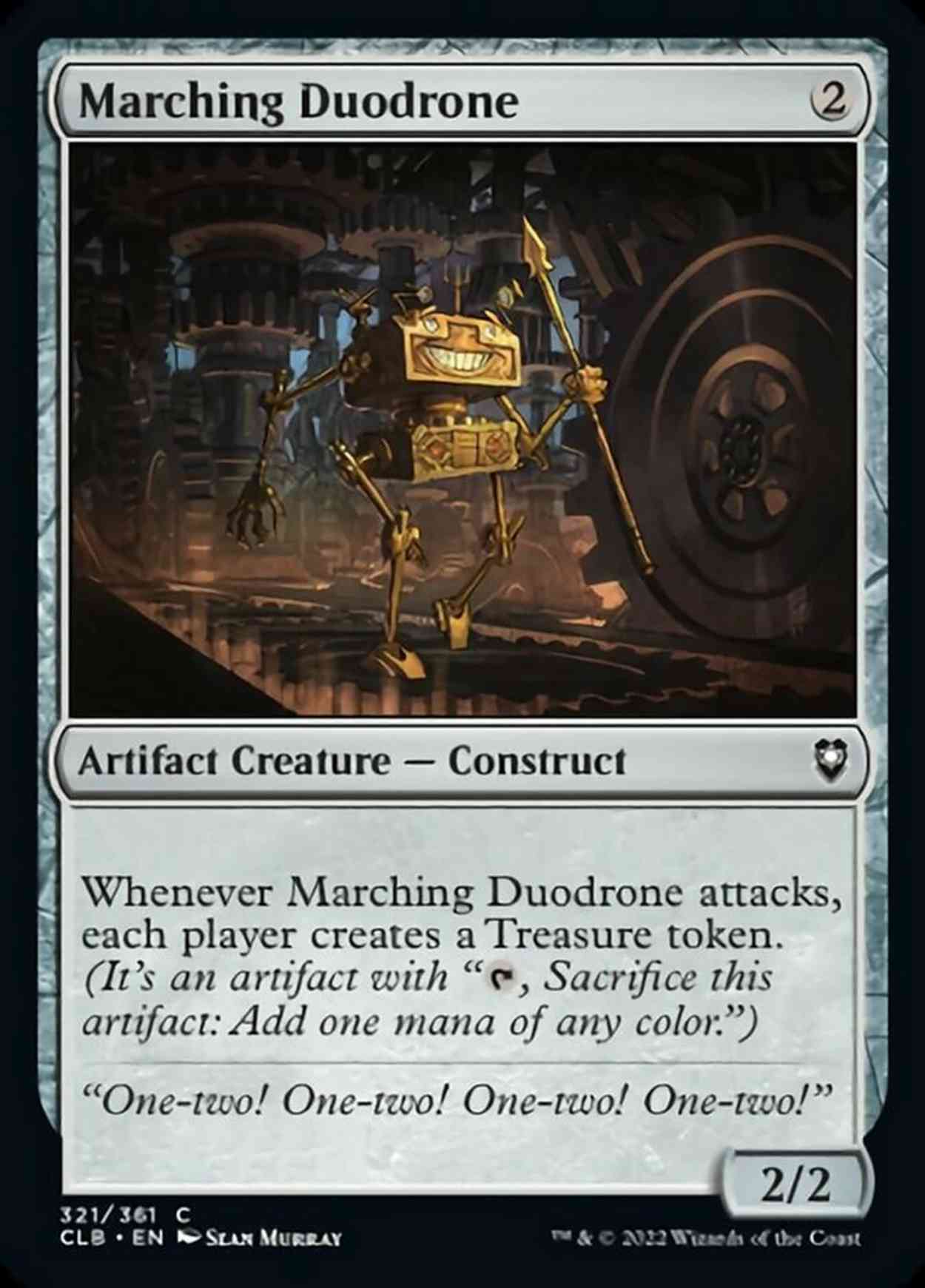 Marching Duodrone magic card front