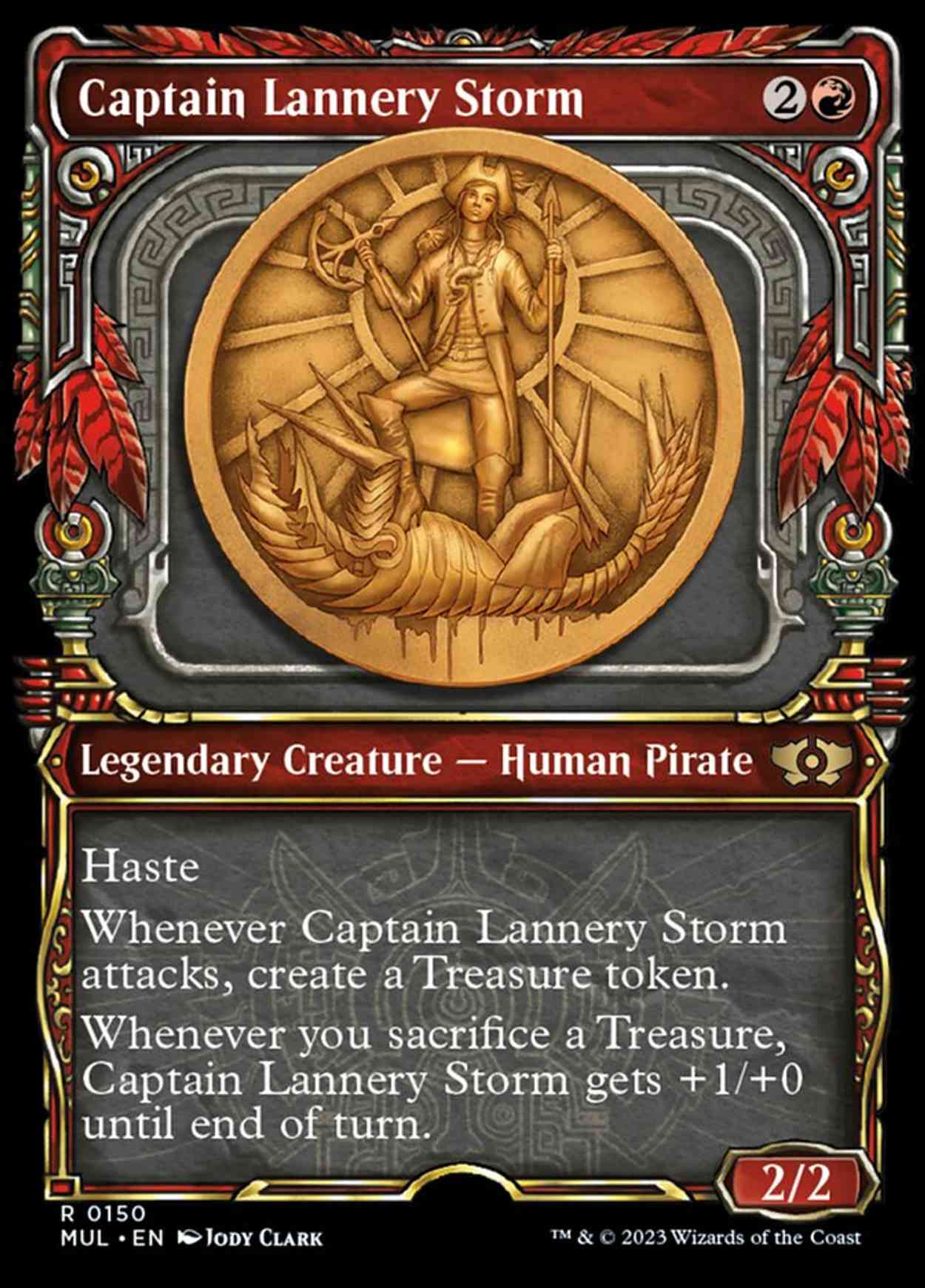 Captain Lannery Storm (Halo Foil) magic card front