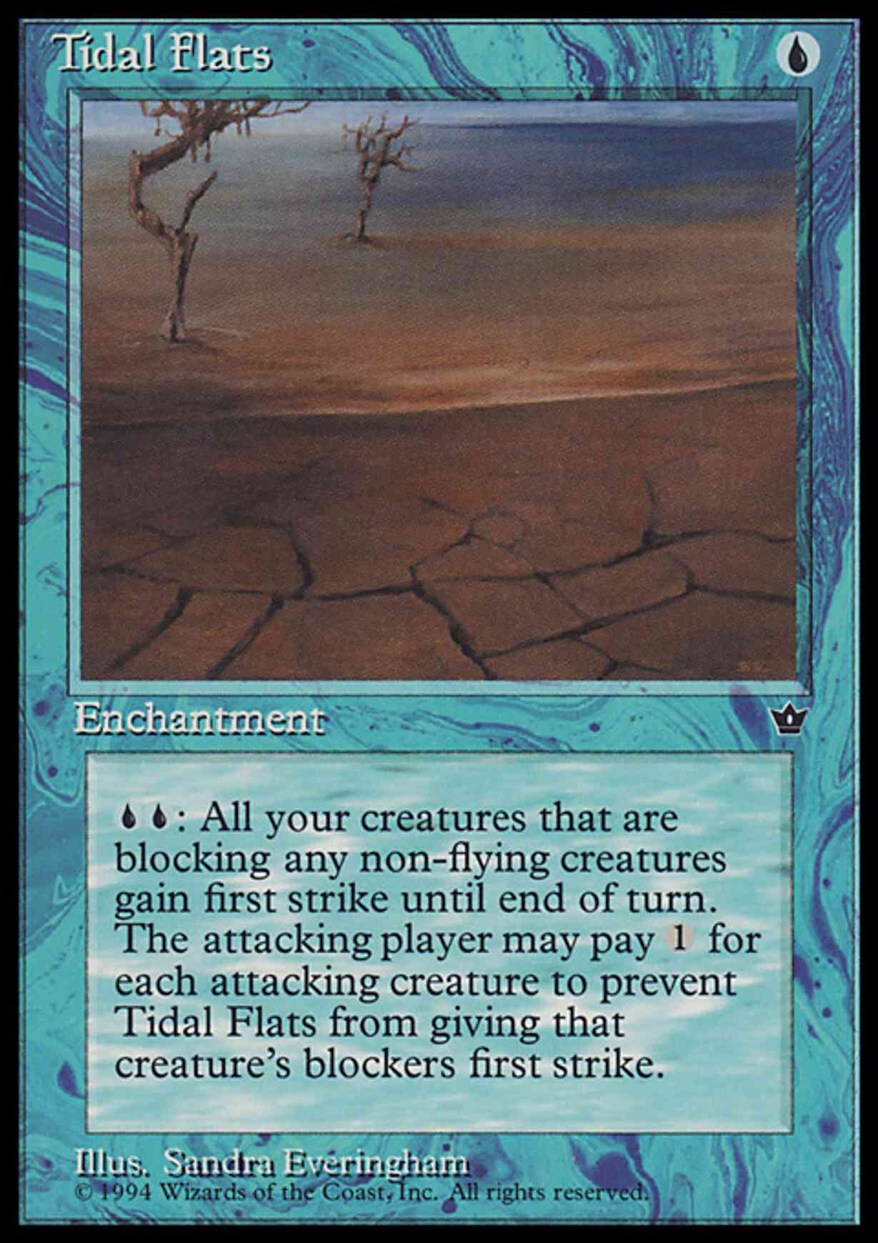 Tidal Flats (Earth) magic card front