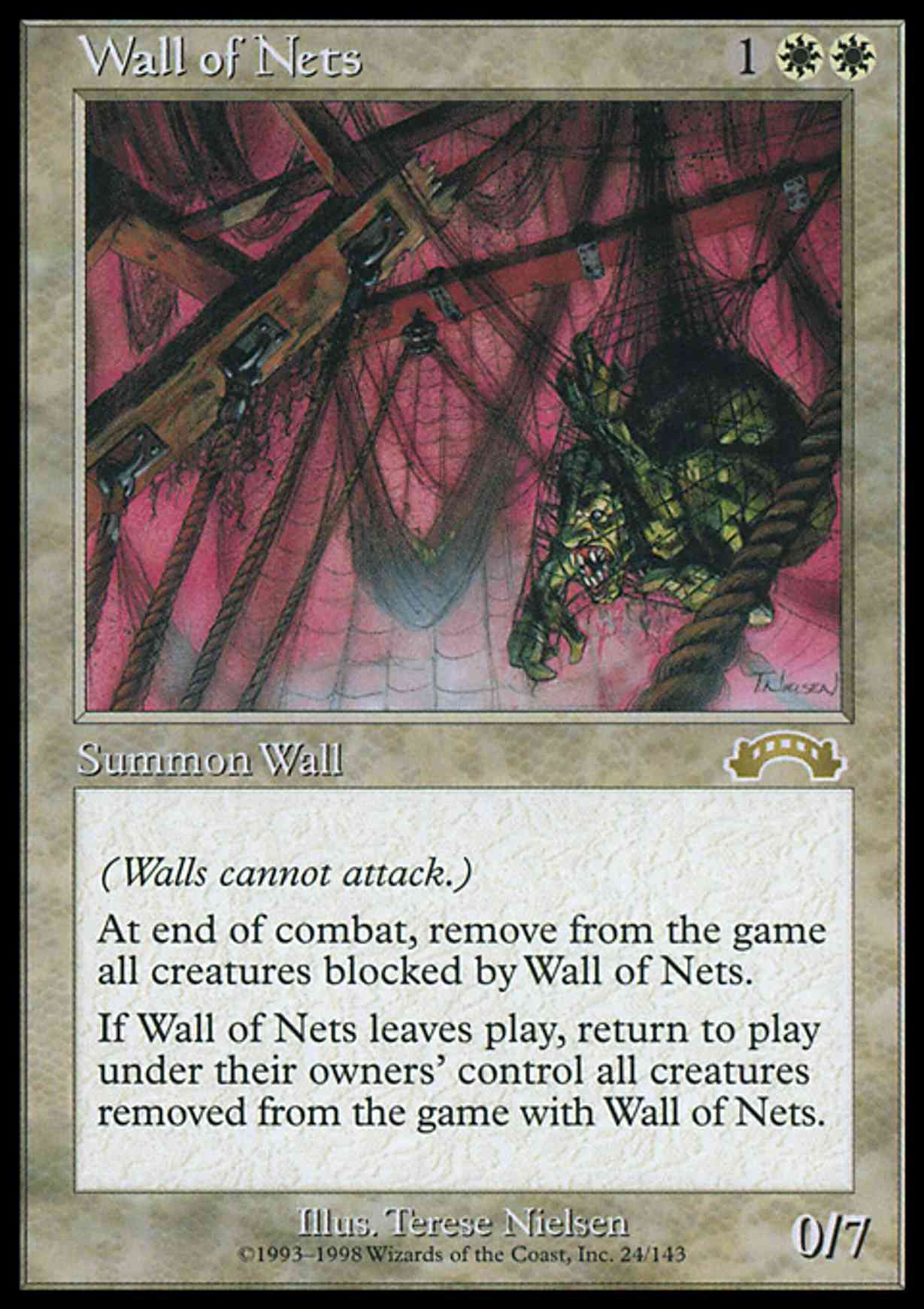 Wall of Nets magic card front