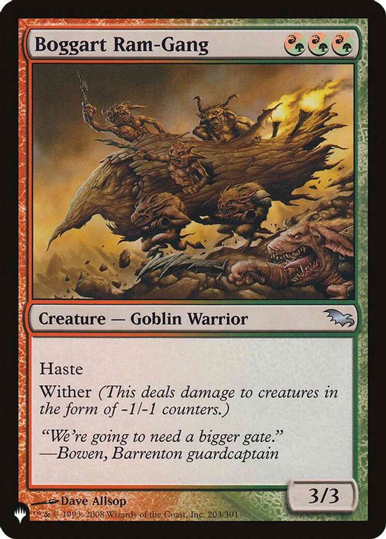 Boggart Ram-Gang magic card front