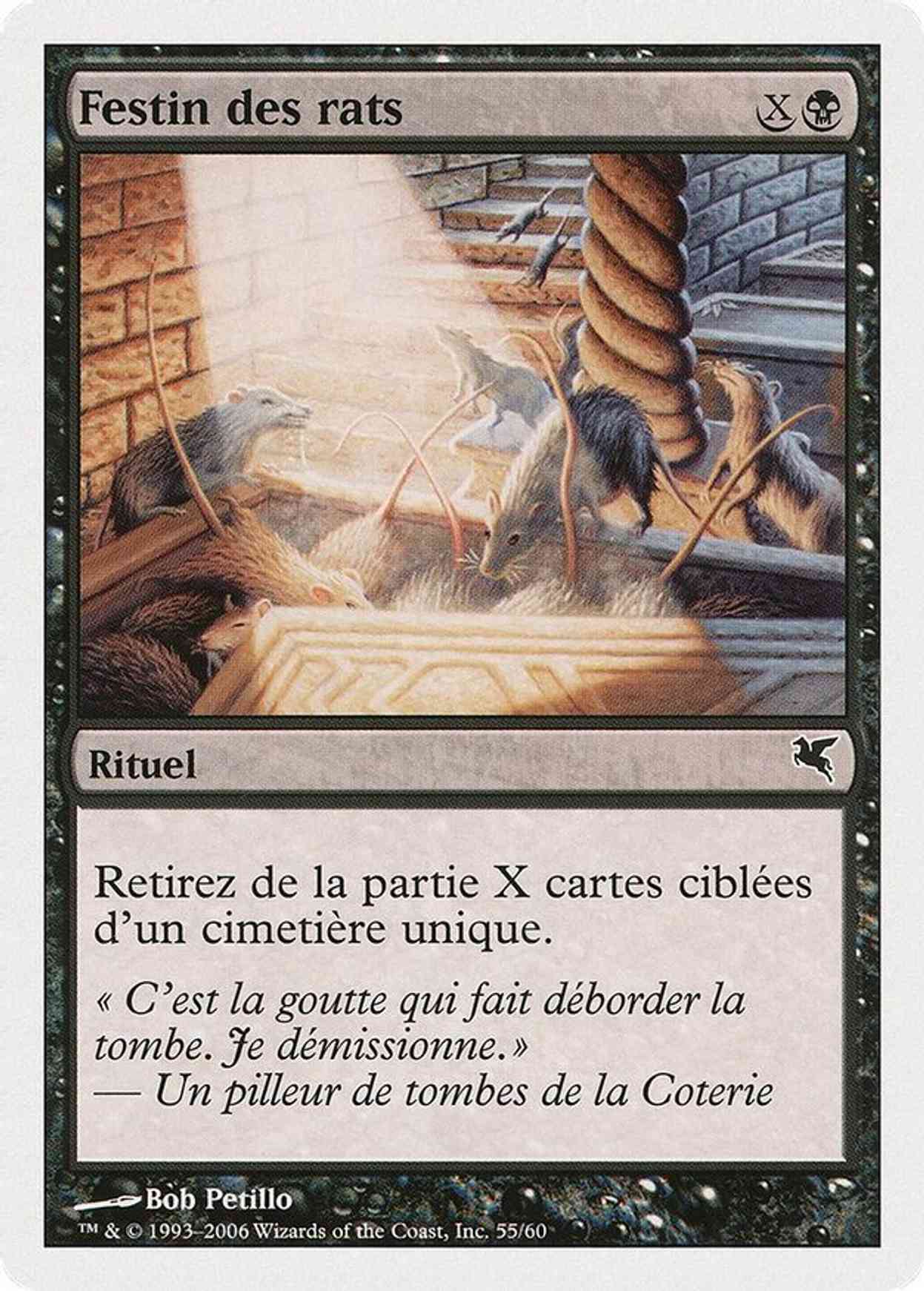 Rats' Feast (French) - "Festing des rats" (A55) magic card front