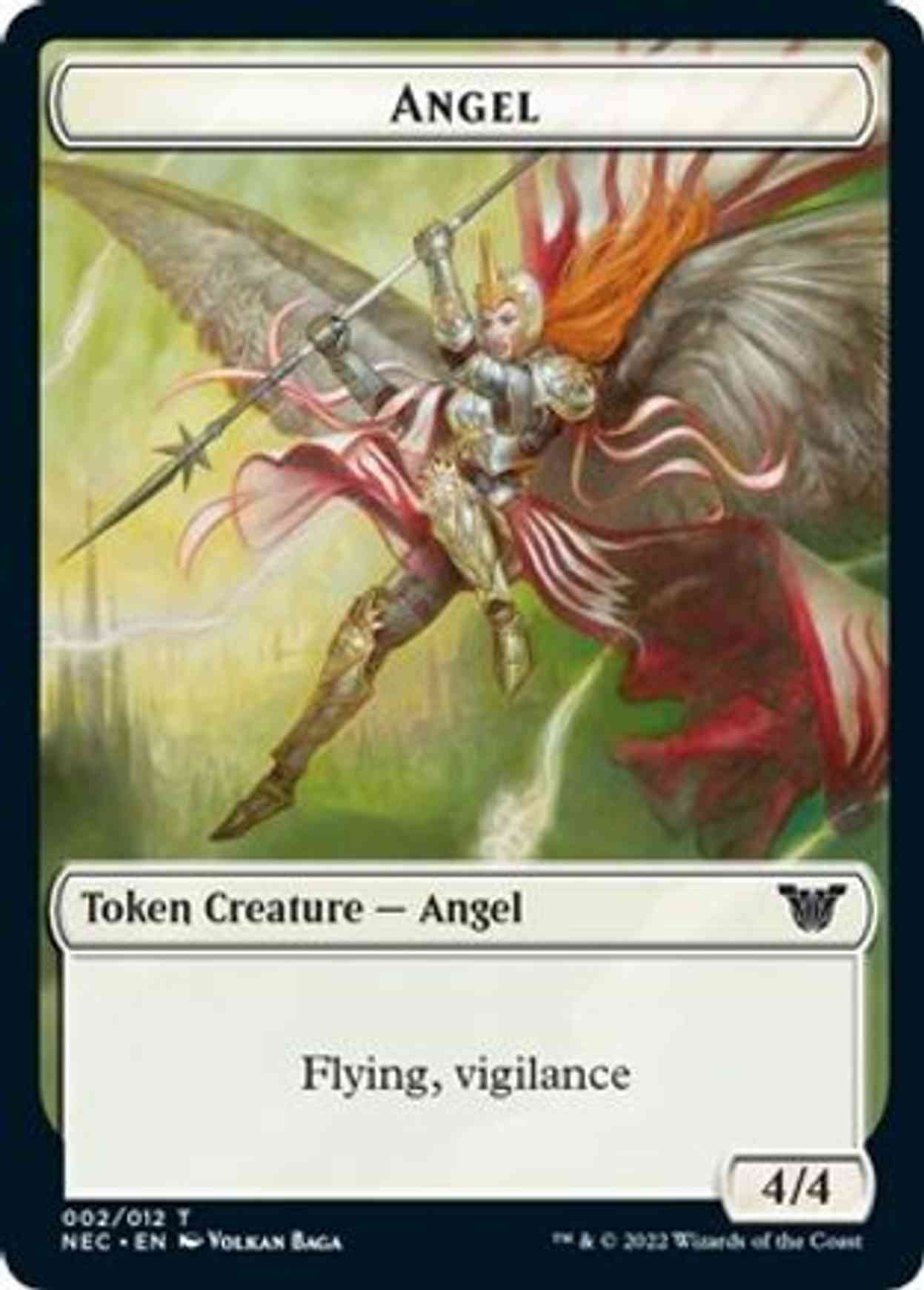 Angel // Elephant Double Sided Token magic card front