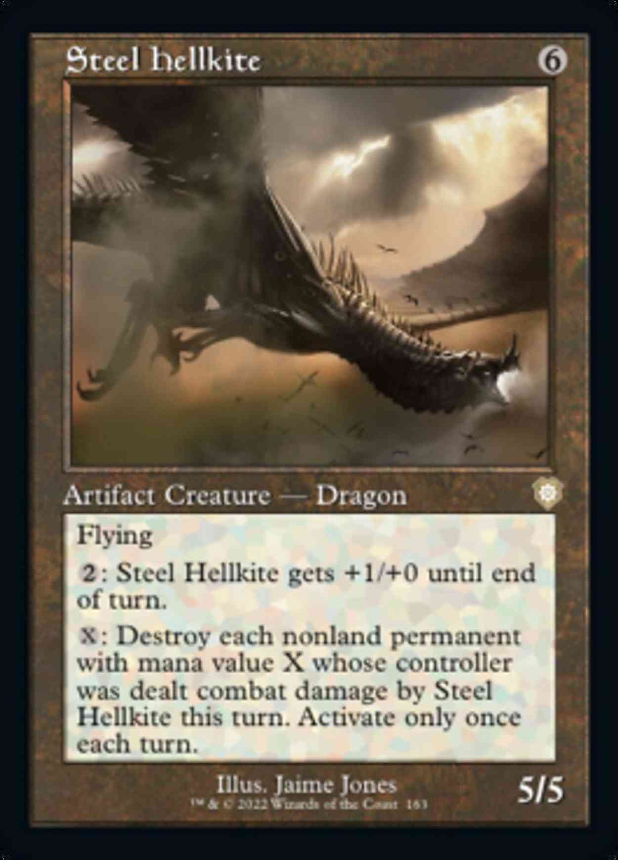 Steel Hellkite magic card front