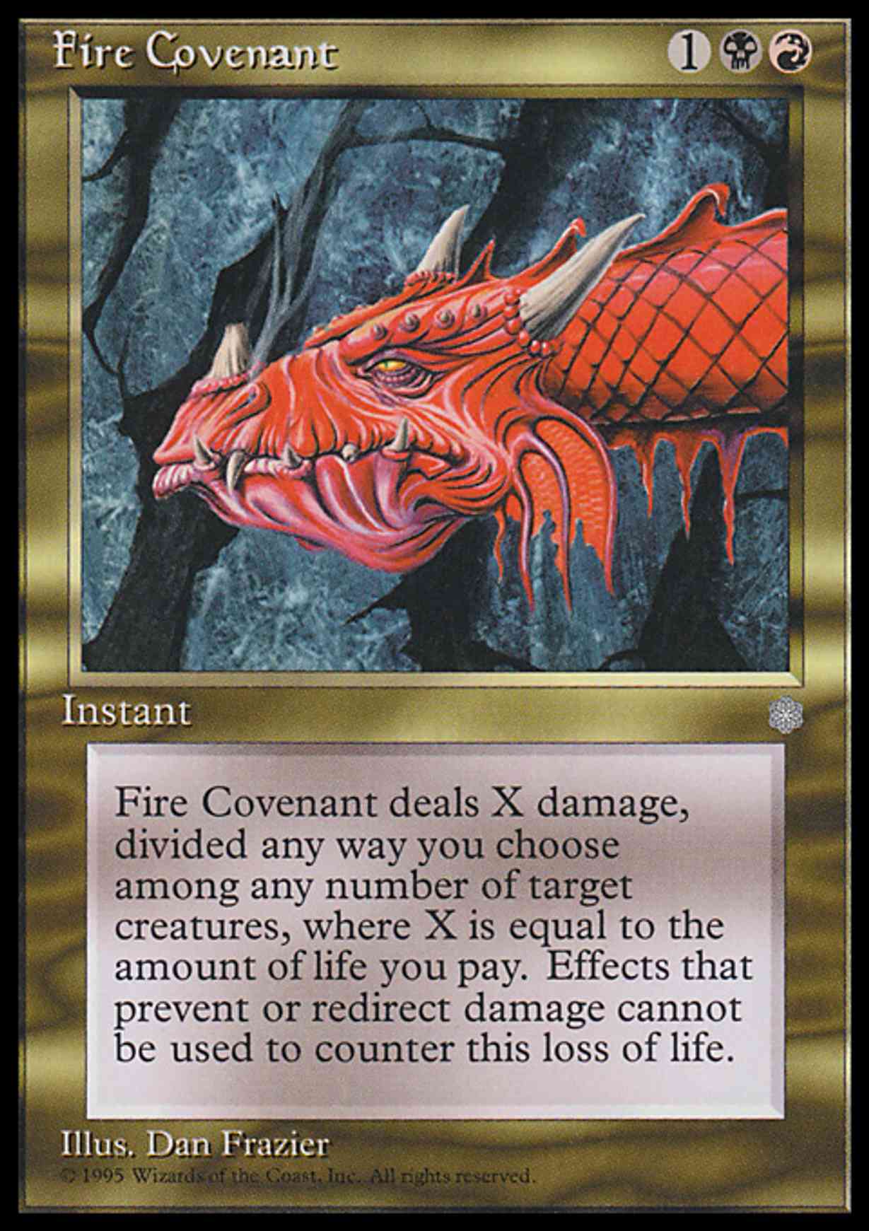 Fire Covenant magic card front