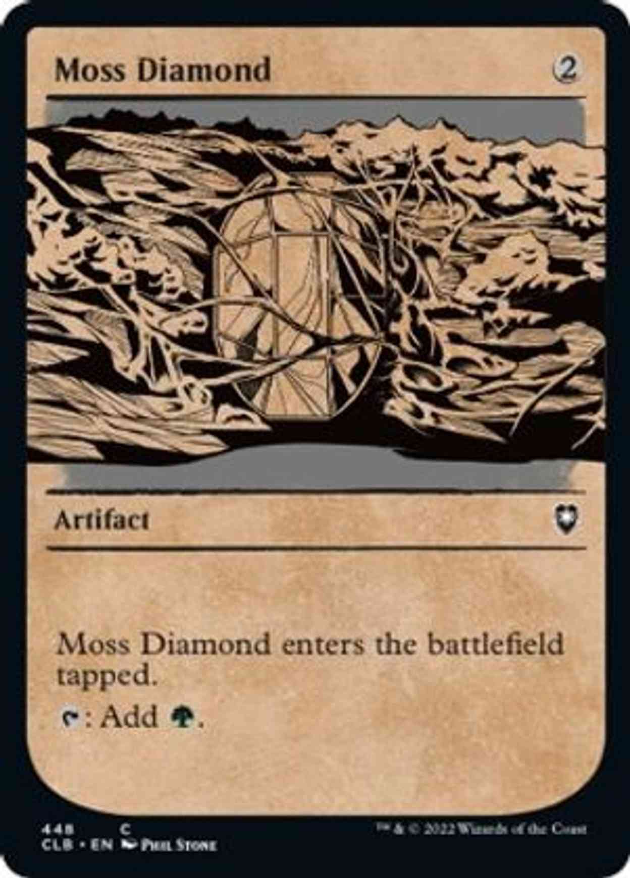 Moss Diamond (Showcase) magic card front