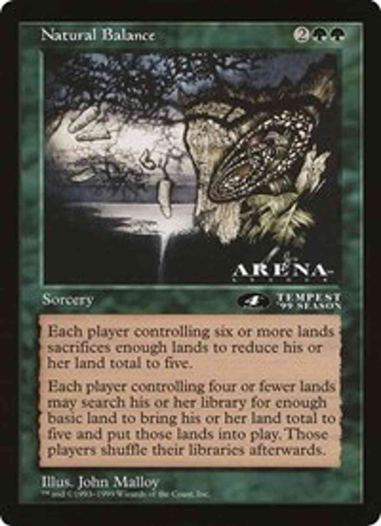 Natural Balance (4th Place) (Oversized) magic card front