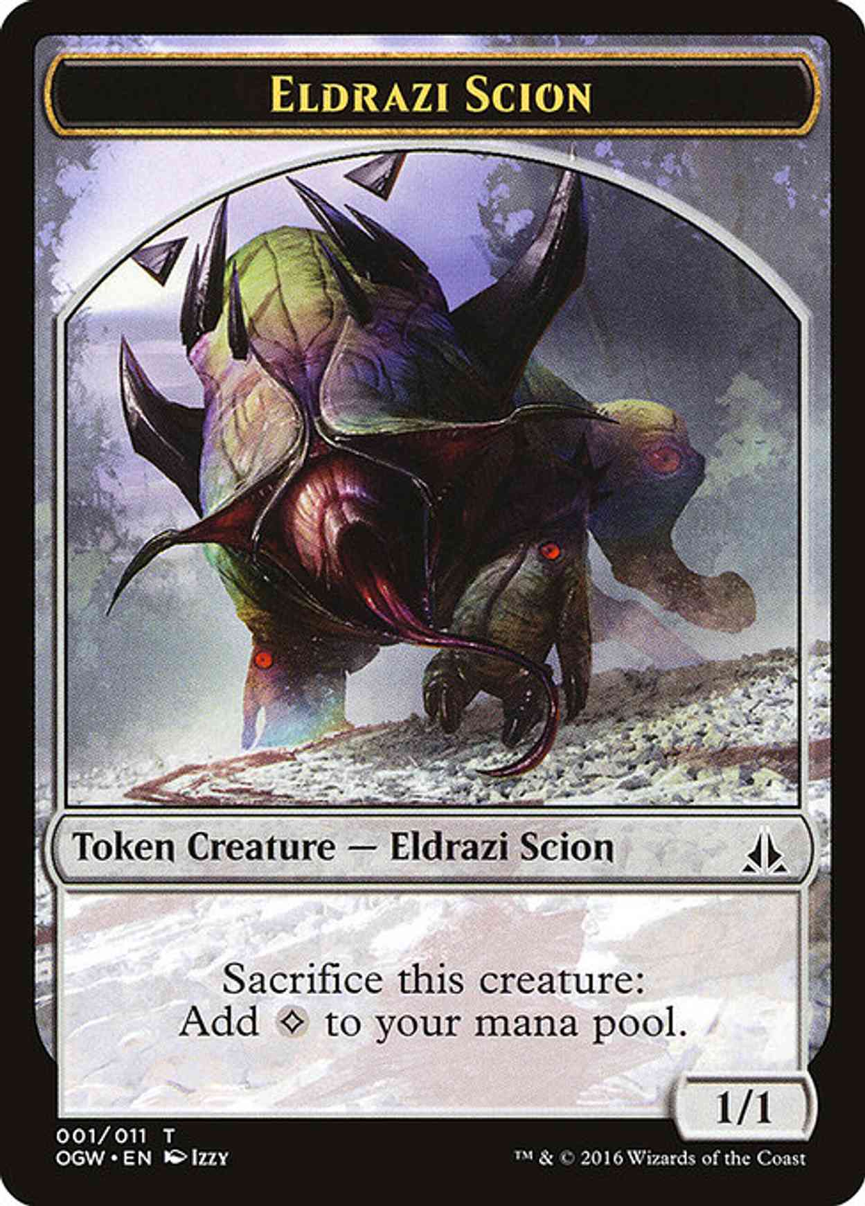 Eldrazi Scion Token (1) magic card front