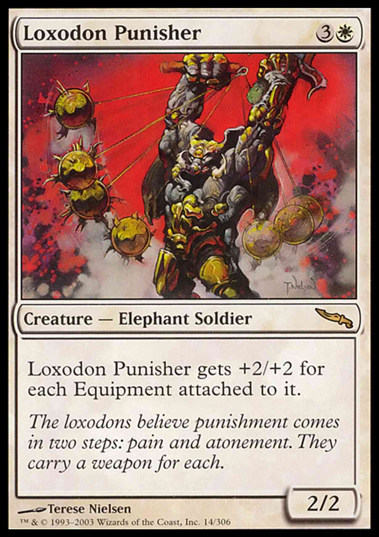 Loxodon Punisher magic card front