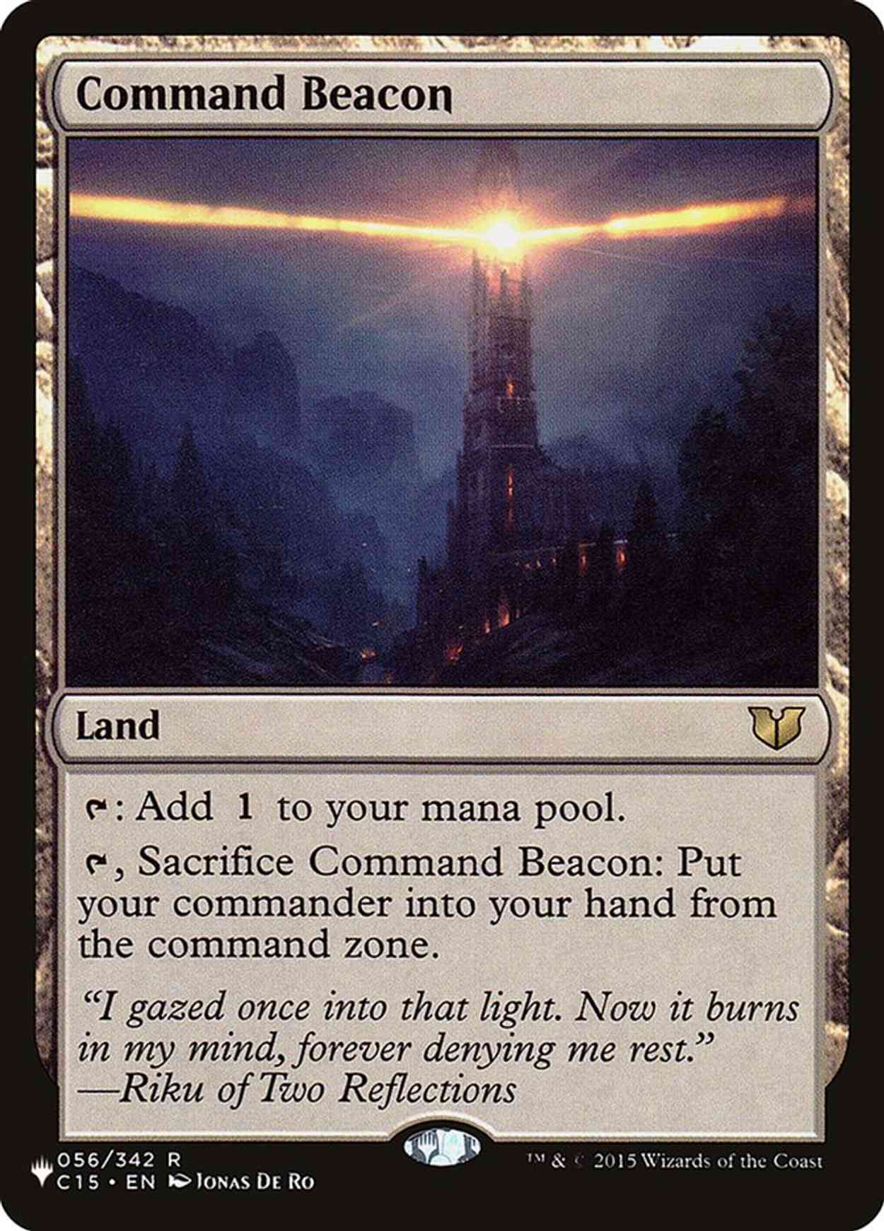 Command Beacon magic card front