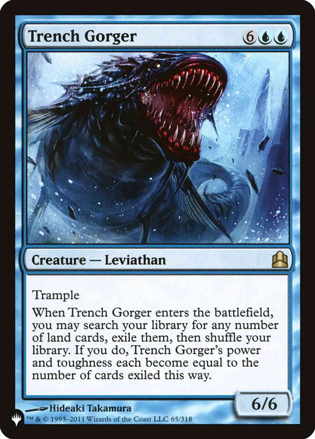 Trench Gorger magic card front