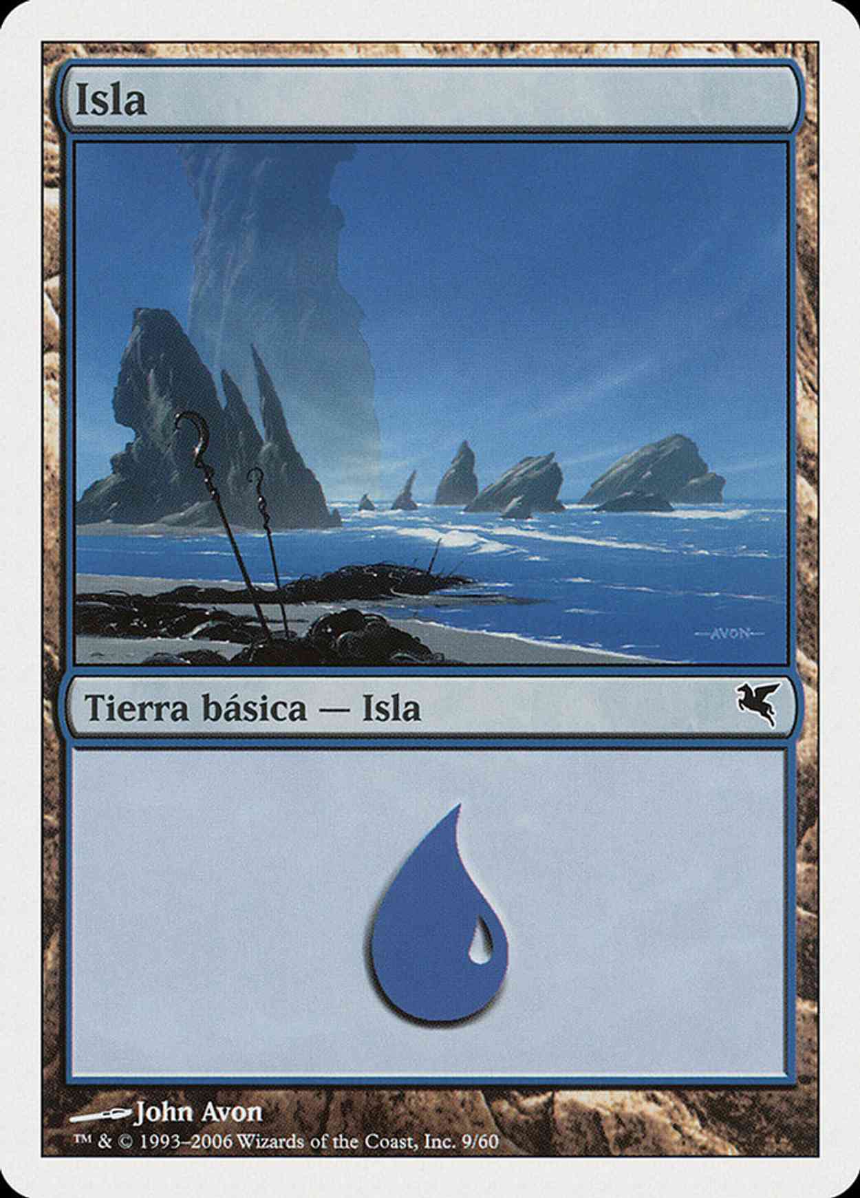 Island (Retro Frame) magic card front