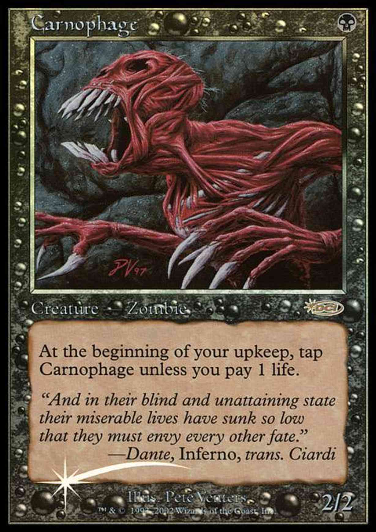 Carnophage magic card front