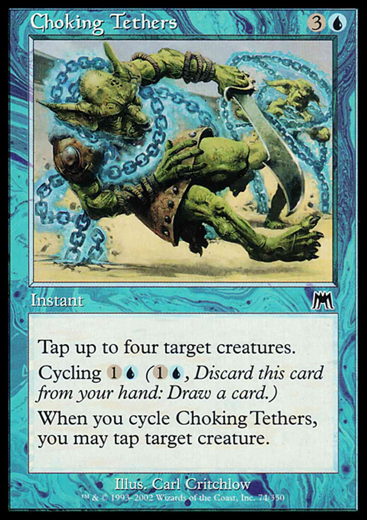 Choking Tethers magic card front