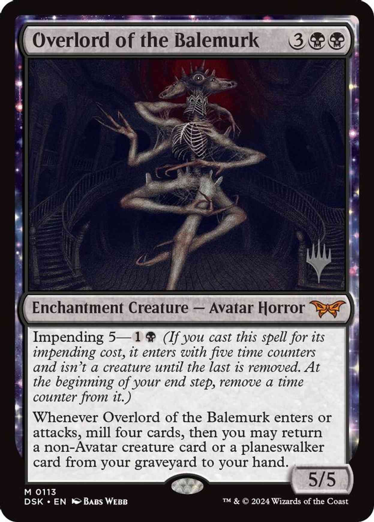 Overlord of the Balemurk magic card front