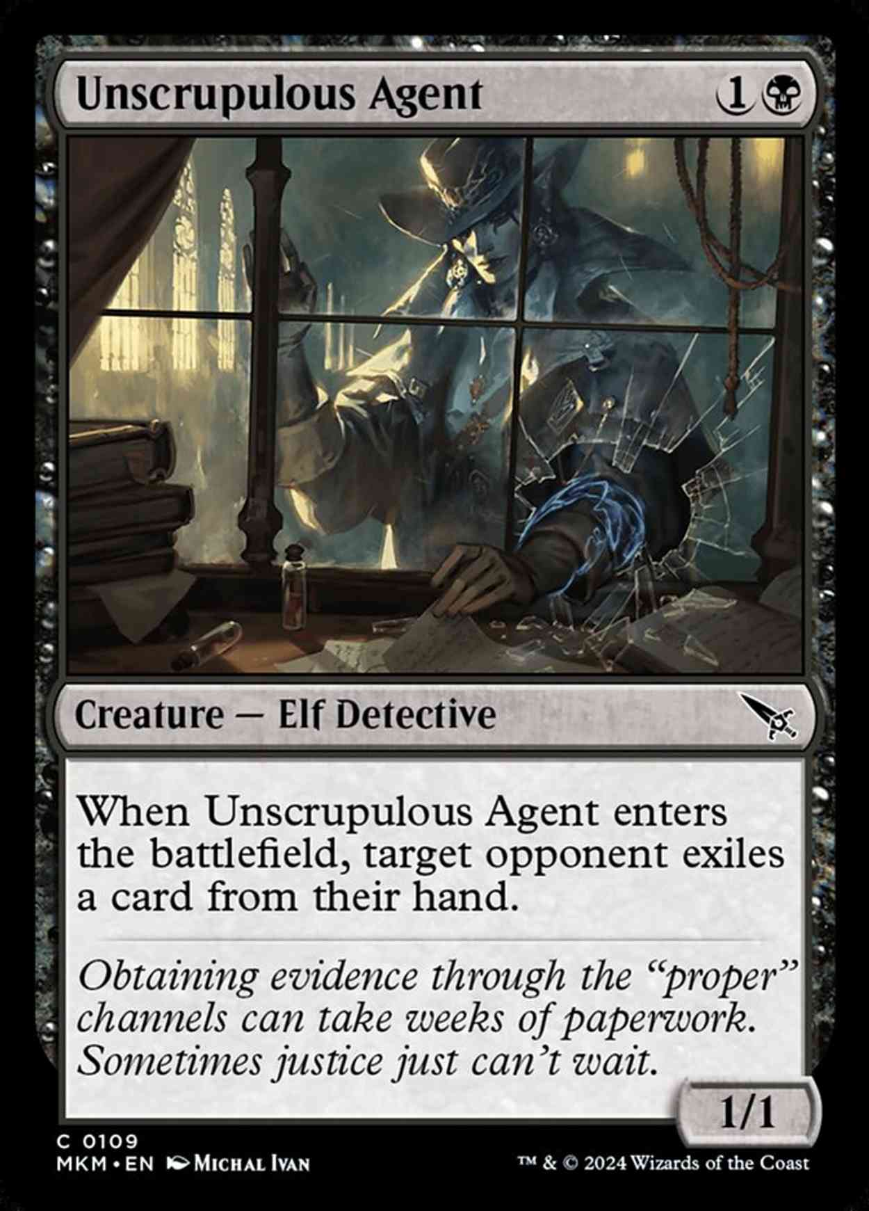 Unscrupulous Agent magic card front