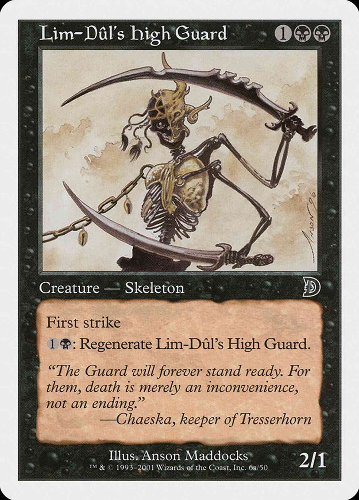 Lim-Dûl's High Guard magic card front
