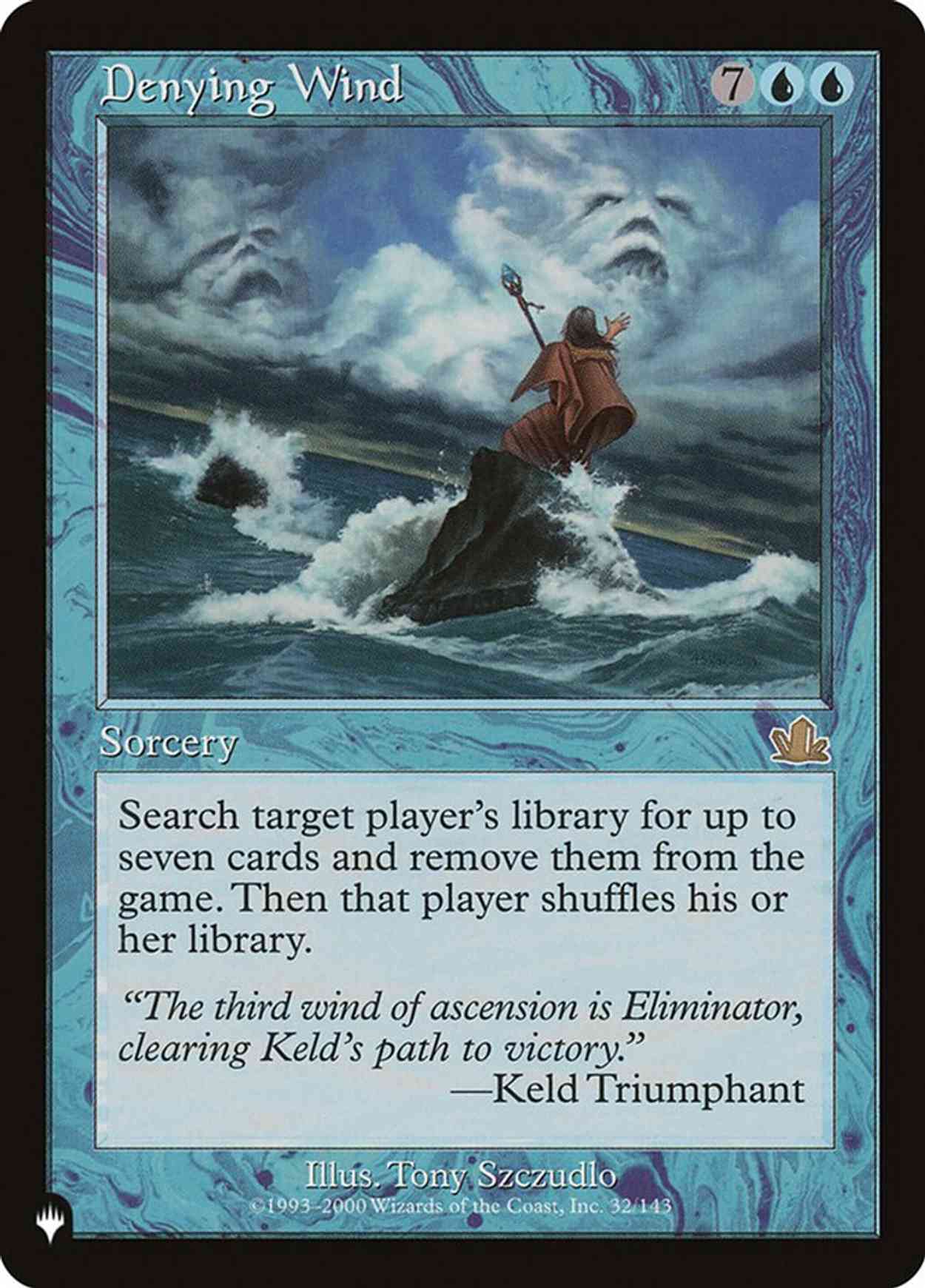 Denying Wind magic card front