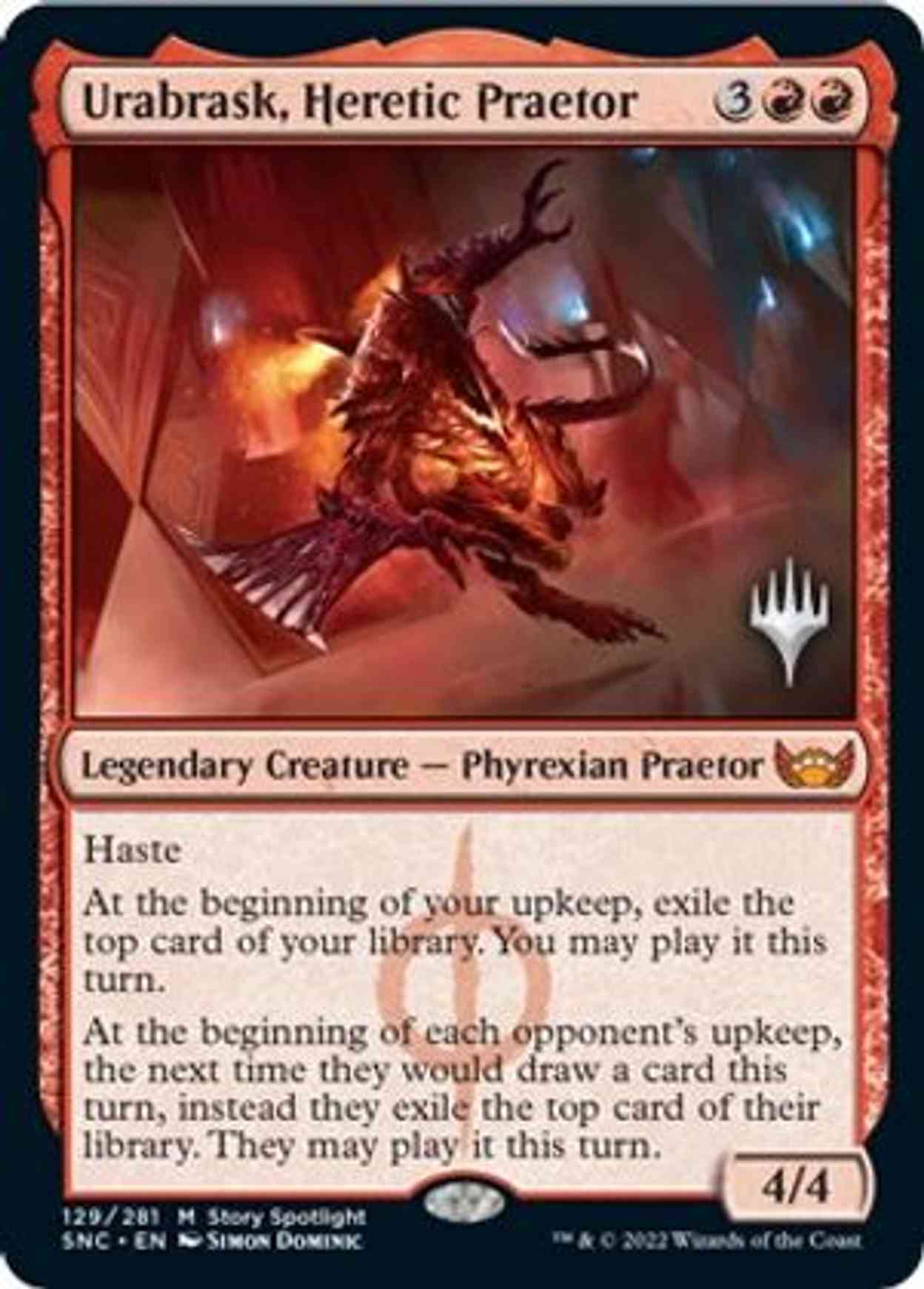 Urabrask, Heretic Praetor magic card front