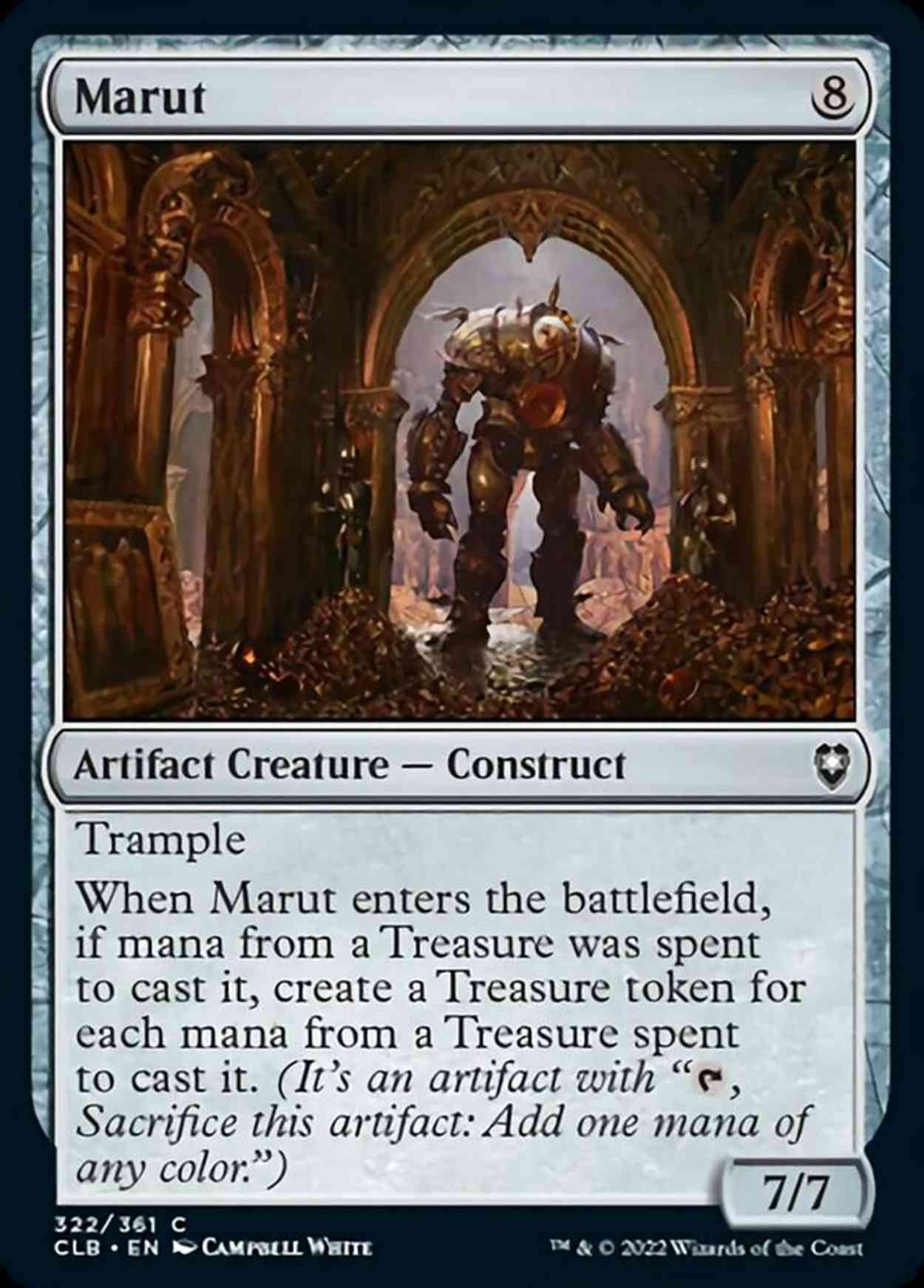 Marut magic card front