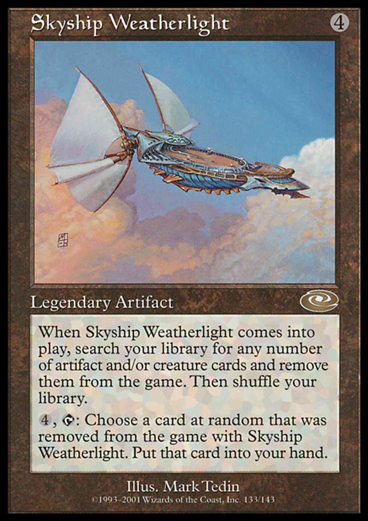 Skyship Weatherlight magic card front